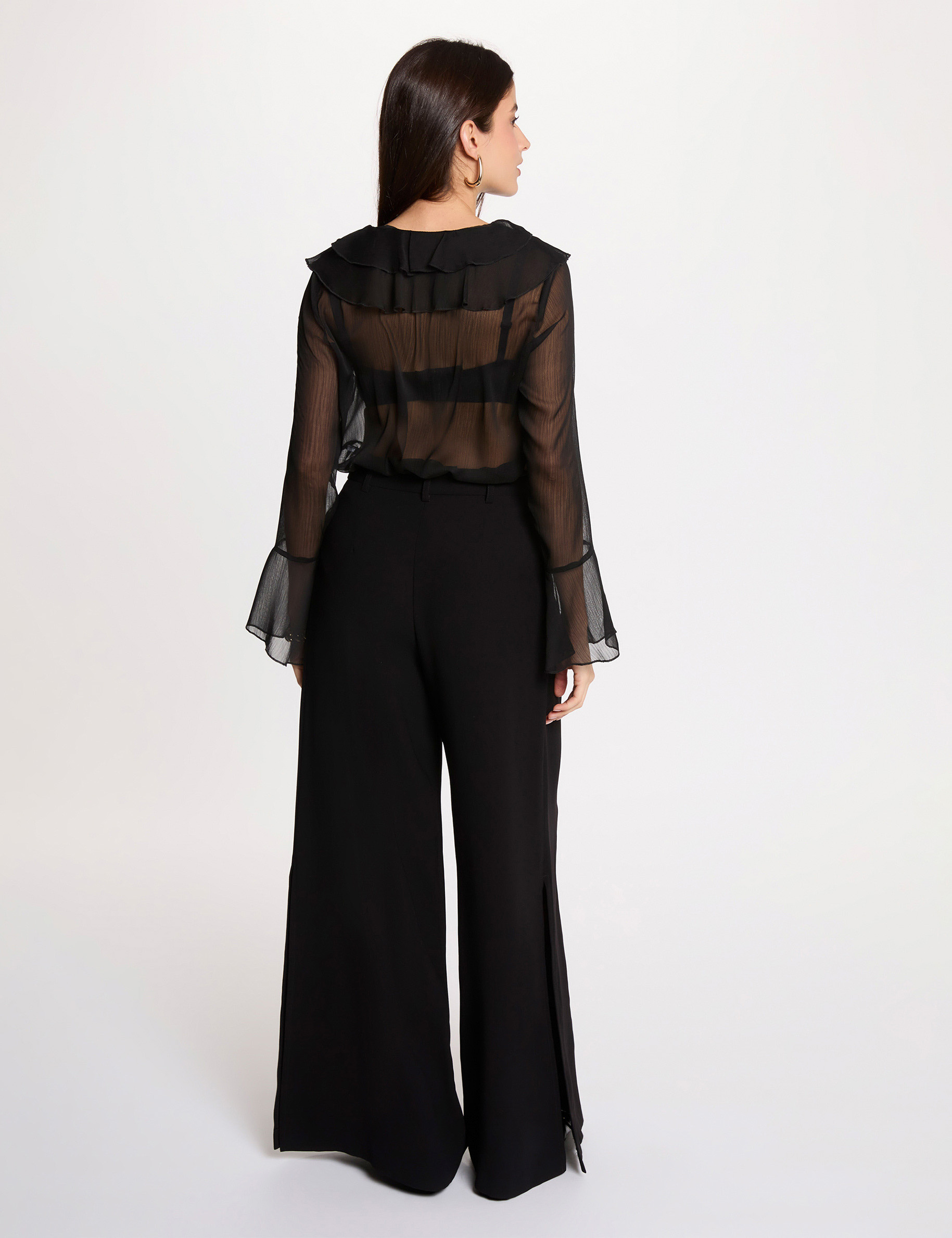 Flowy shirt black women