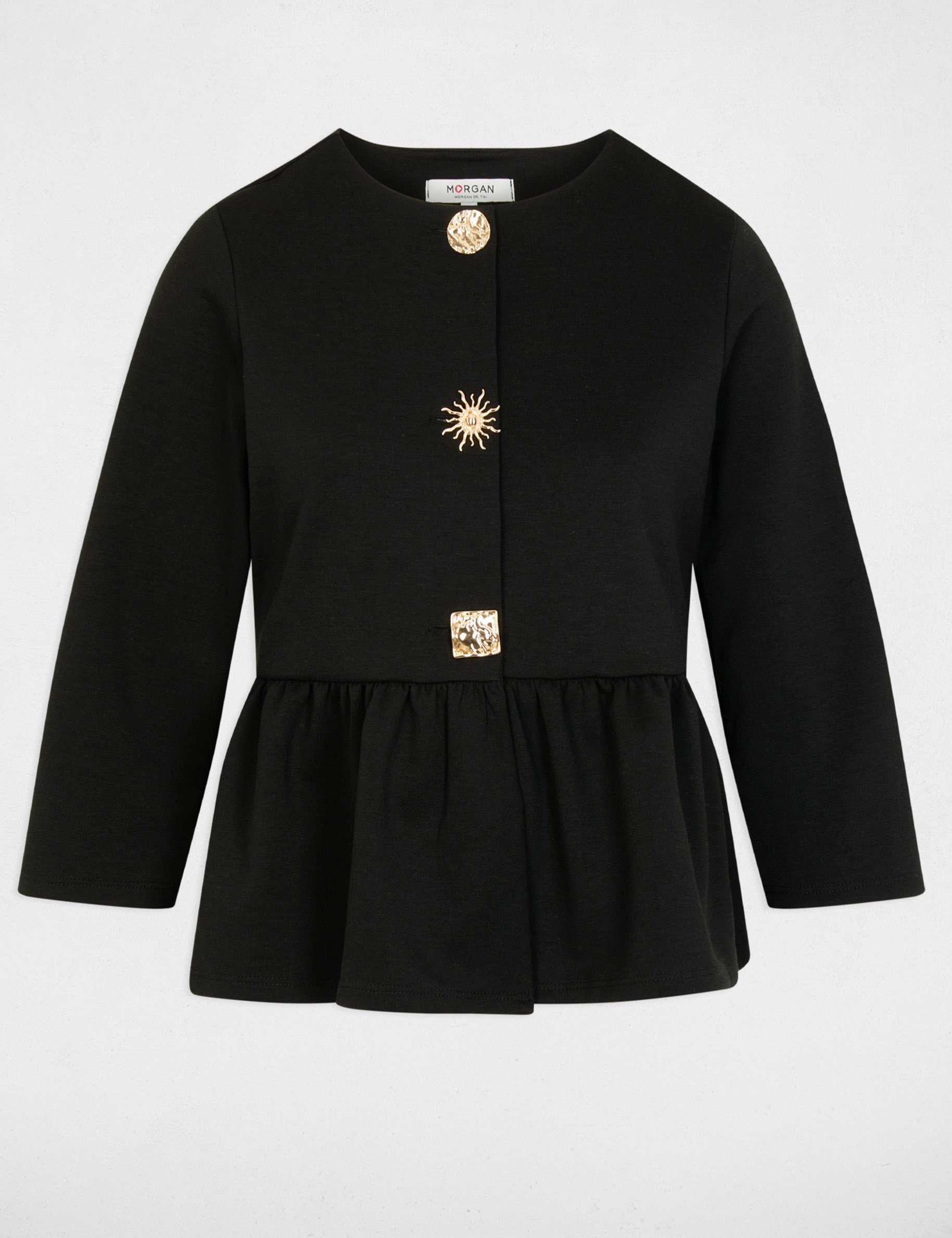 Long-sleeve cardigan black women