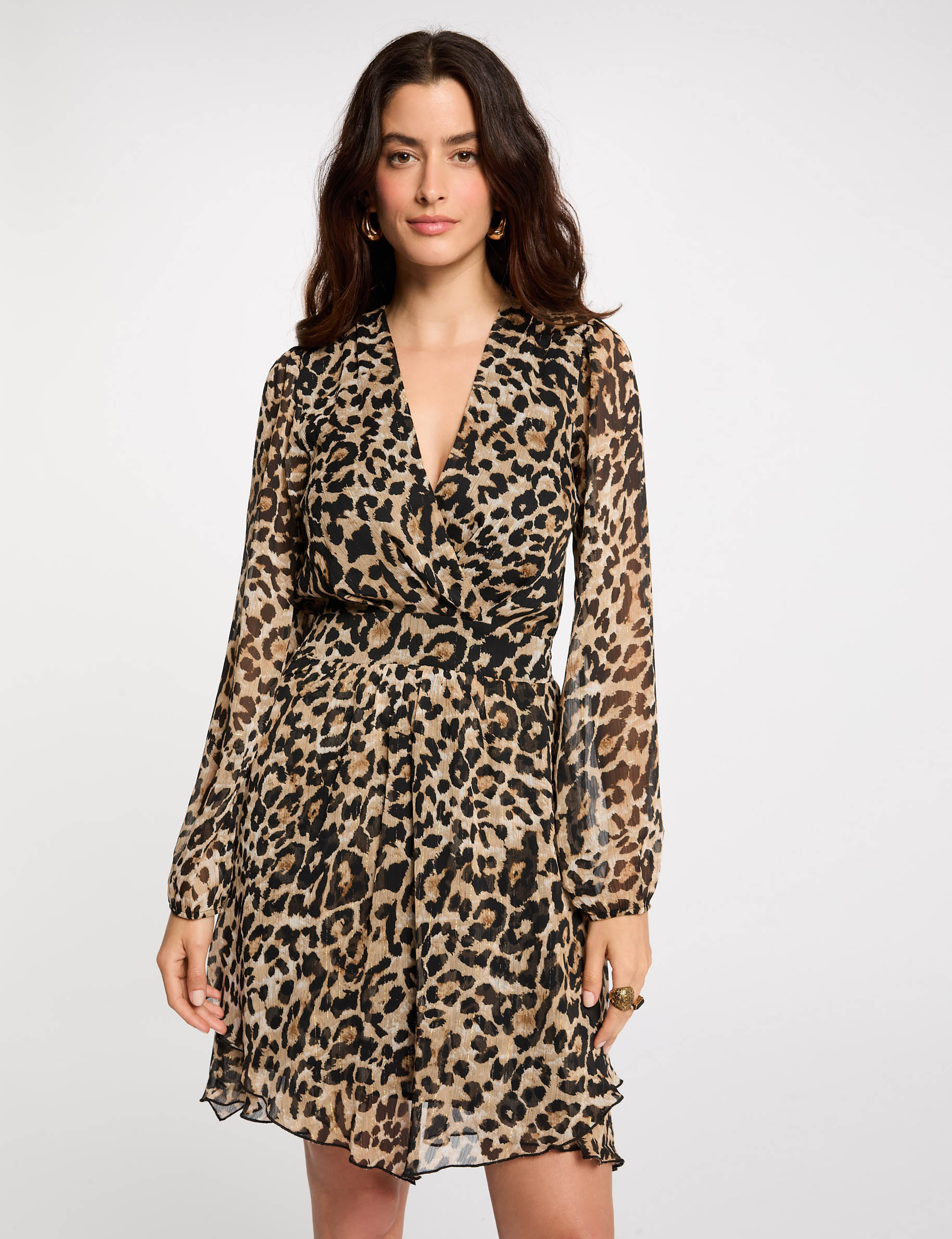 printed fitted mini dress multicolor women Printed fitted mini dress multicolor women
