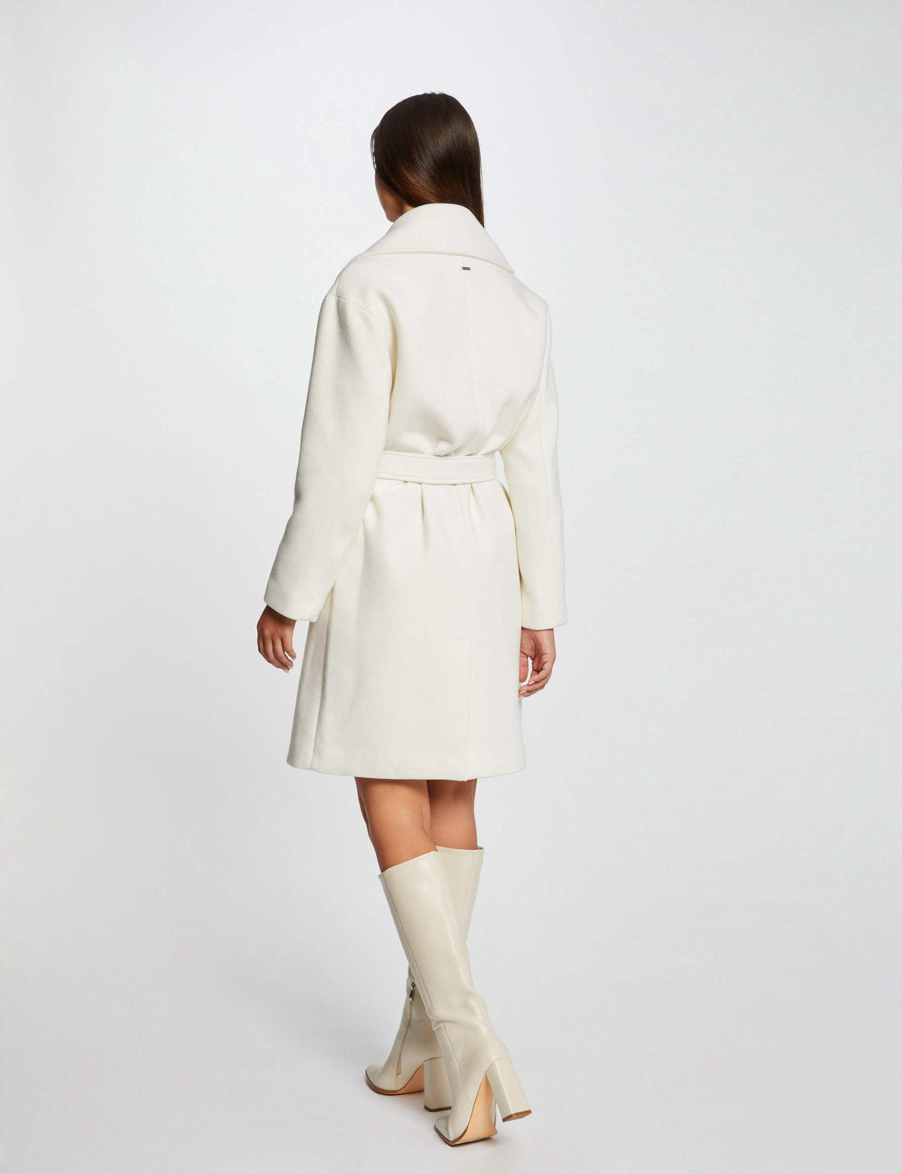 【nae】Belted Straight Coat