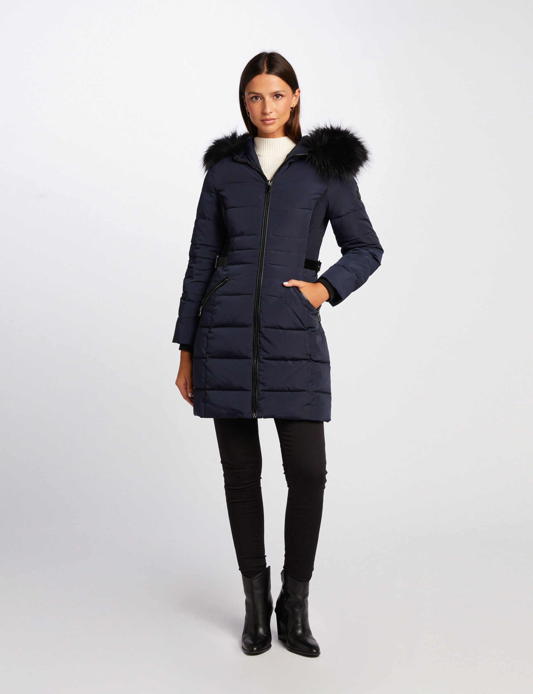 Padded hooded deals coats ladies