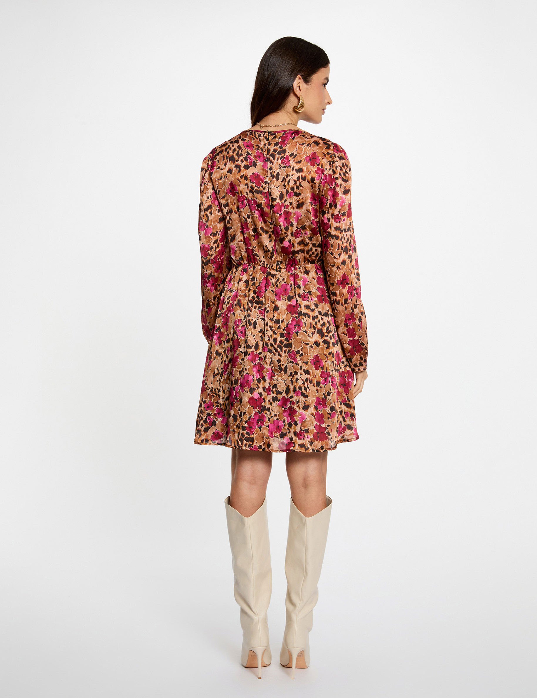 pleated short dress multicolor women Pleated short dress multicolor women