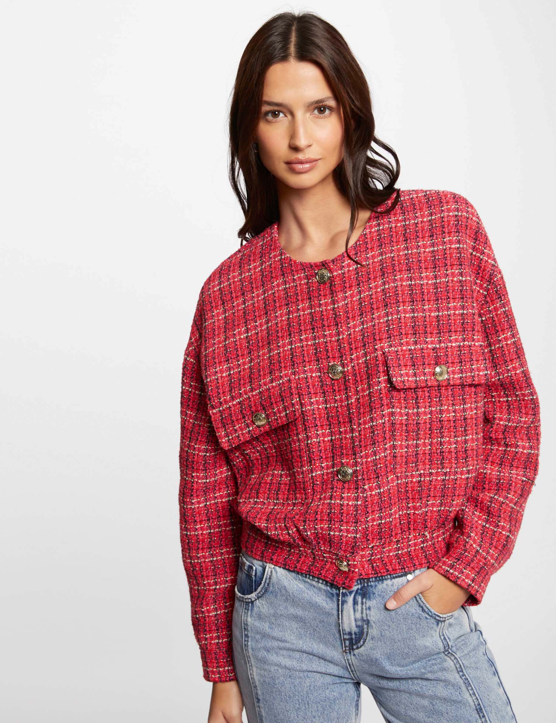 Womens short tweed jacket new arrivals