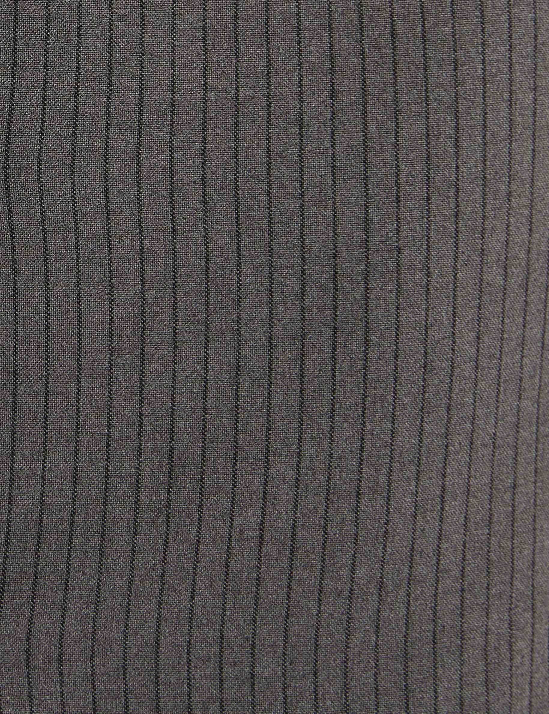 flowy dress with notch collar mid grey women null