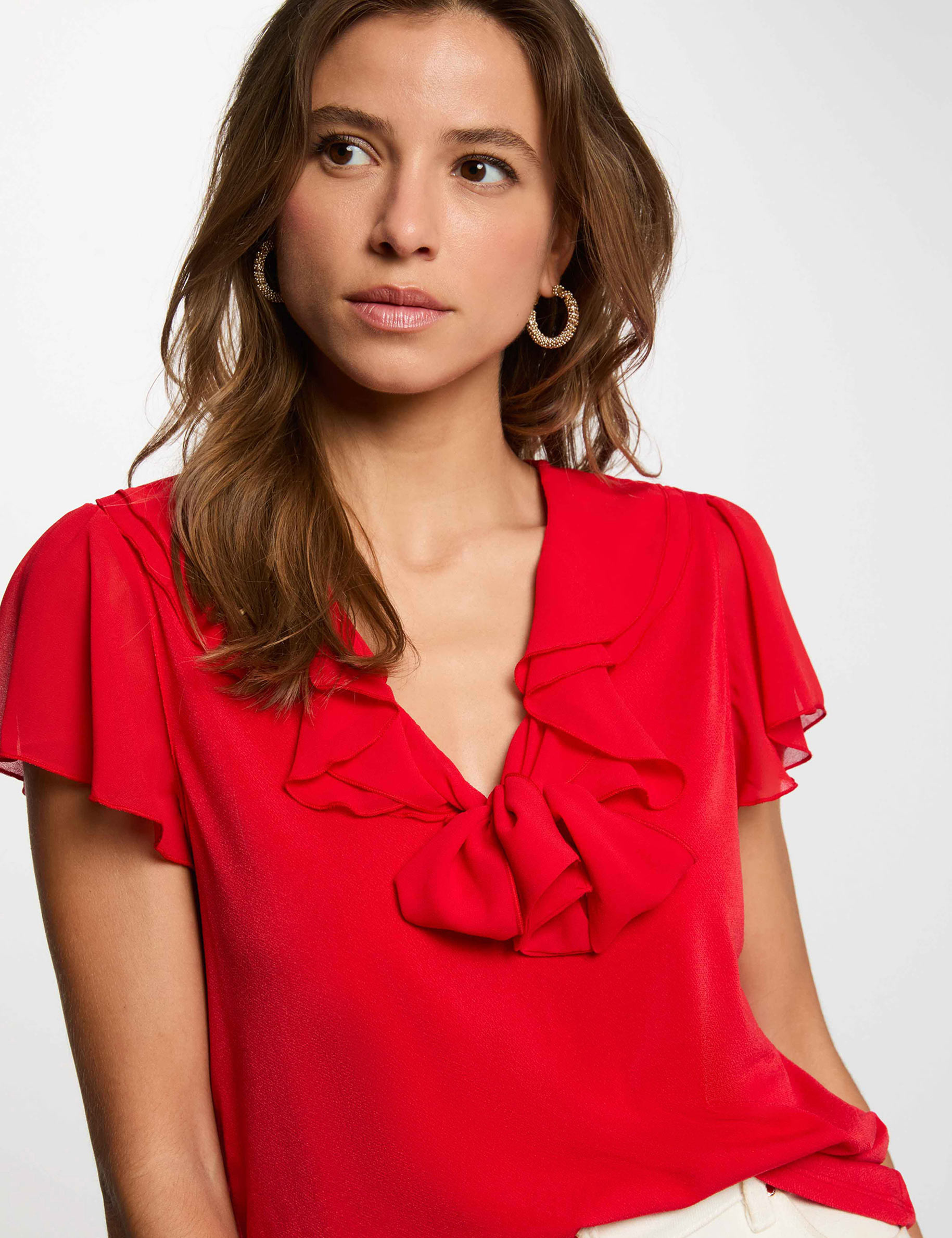 bright red women