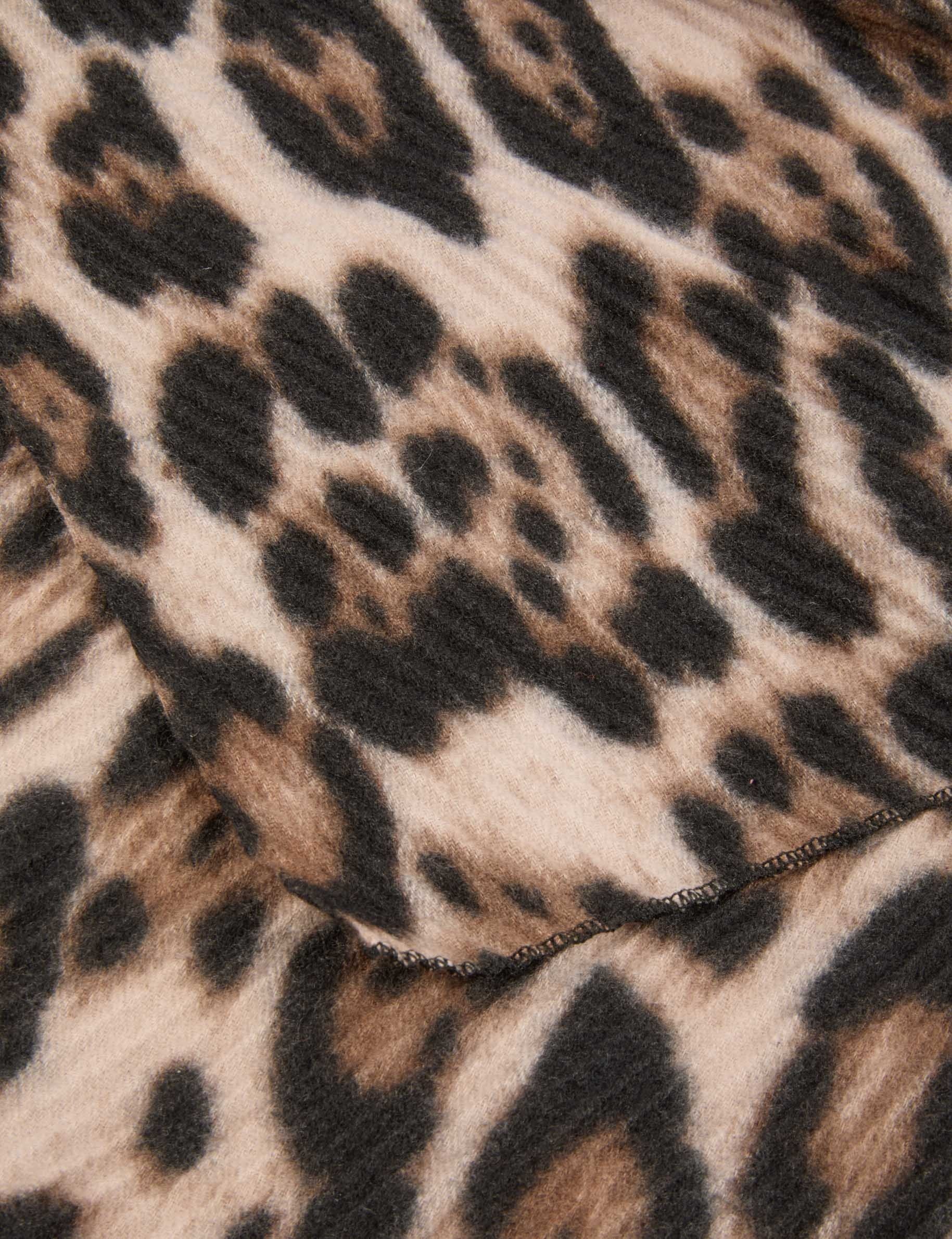 Pleated scarf multicolor women