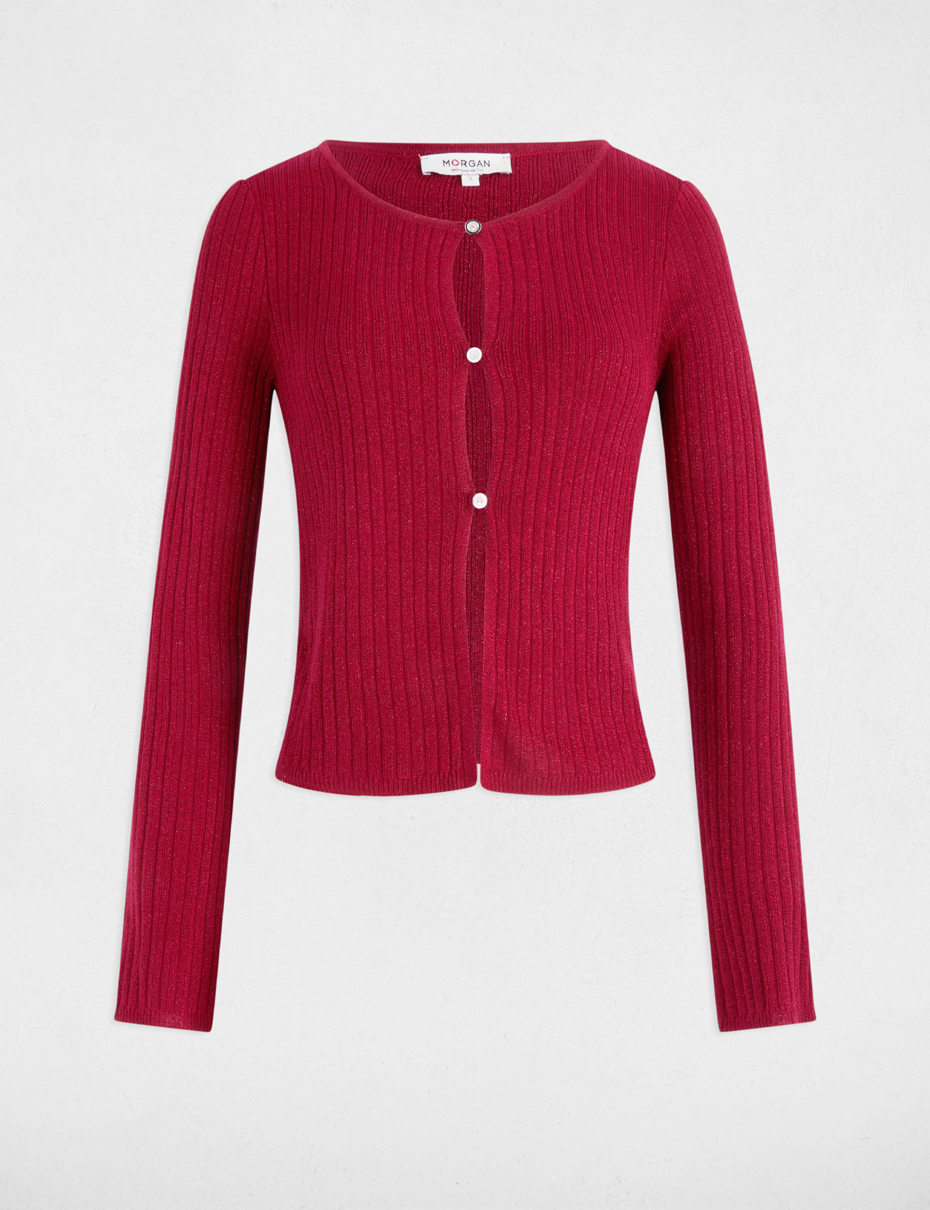 long sleeved cardigan dark red women Long-sleeved cardigan dark red women