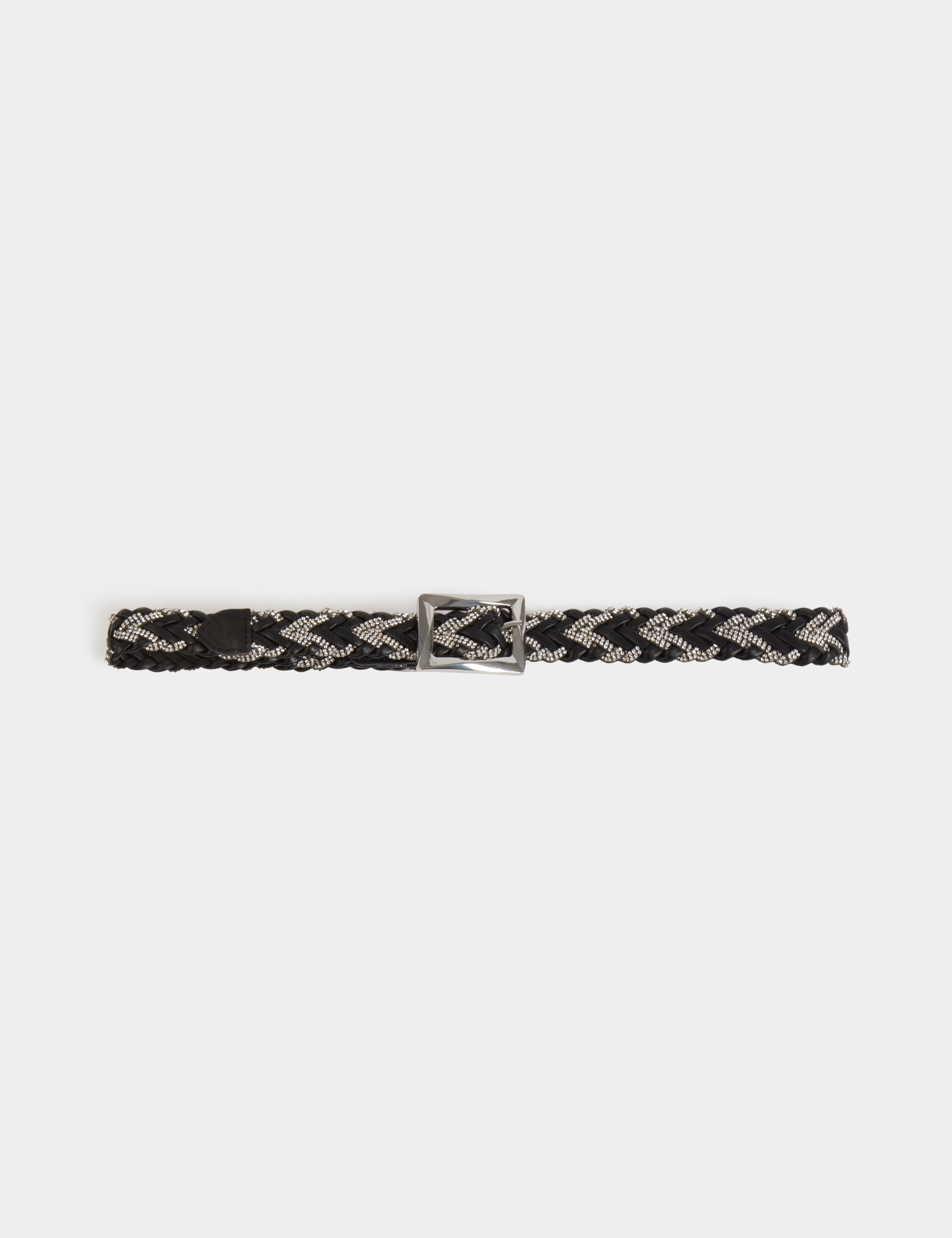 thin braided belt black women Thin braided belt black women