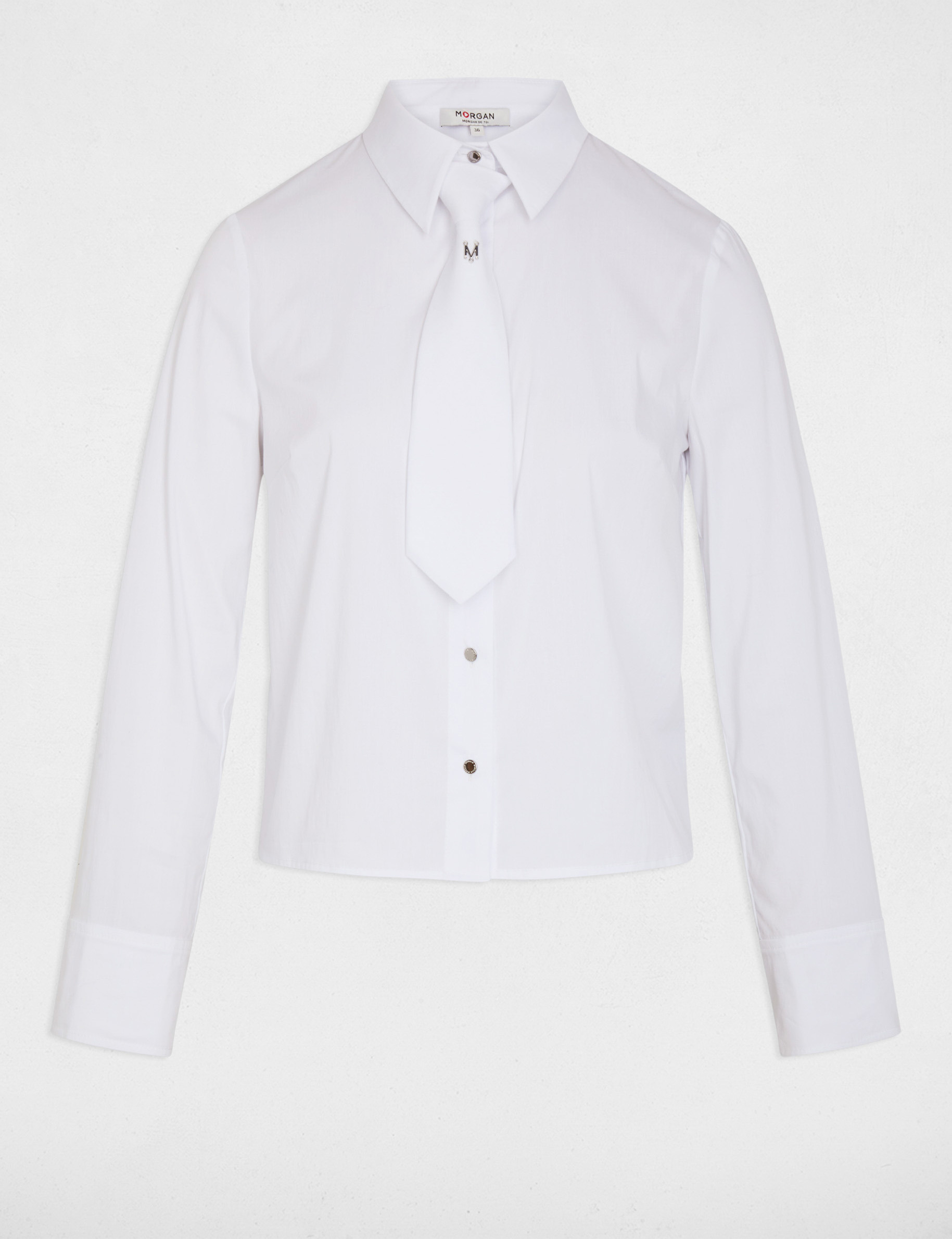 Long sleeve shirt white women
