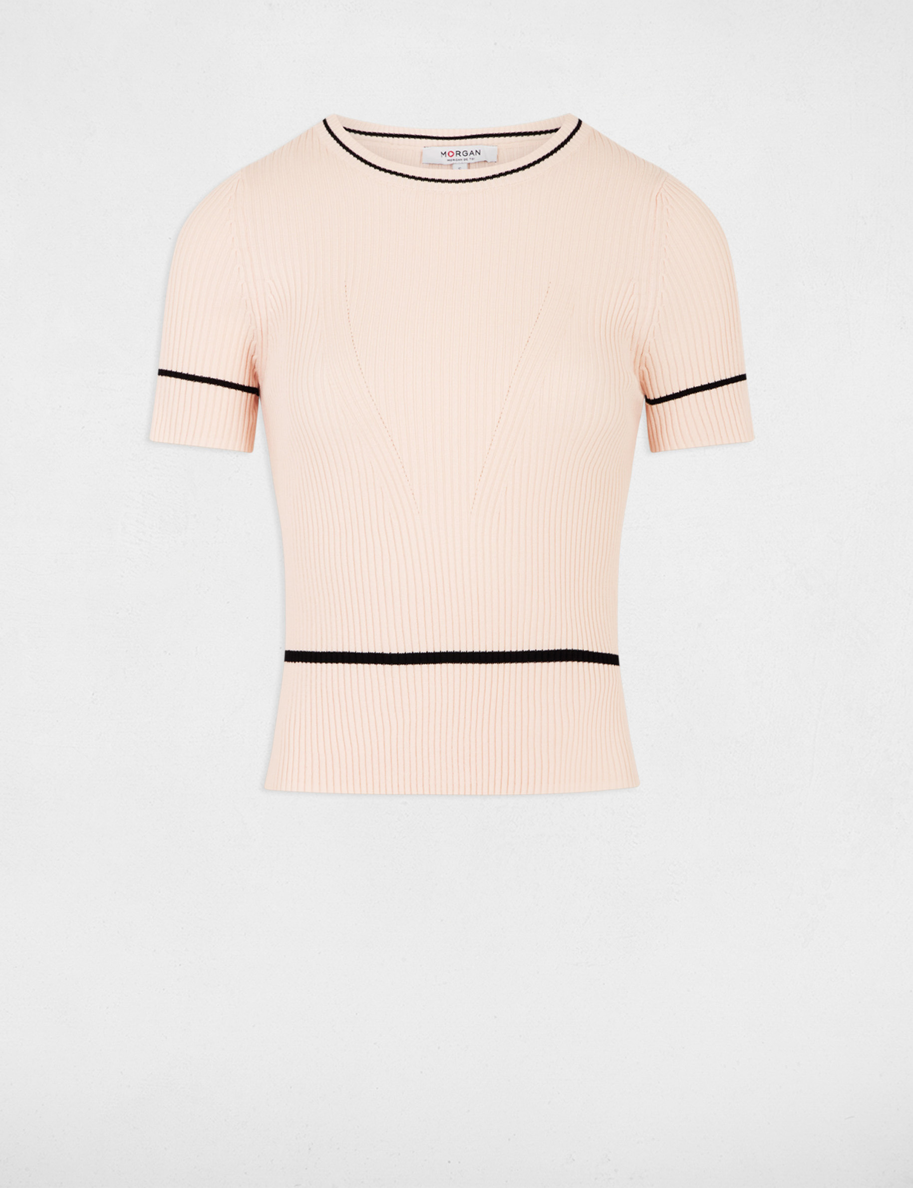 short sleeved jumper light pink women Short-sleeved jumper light pink women