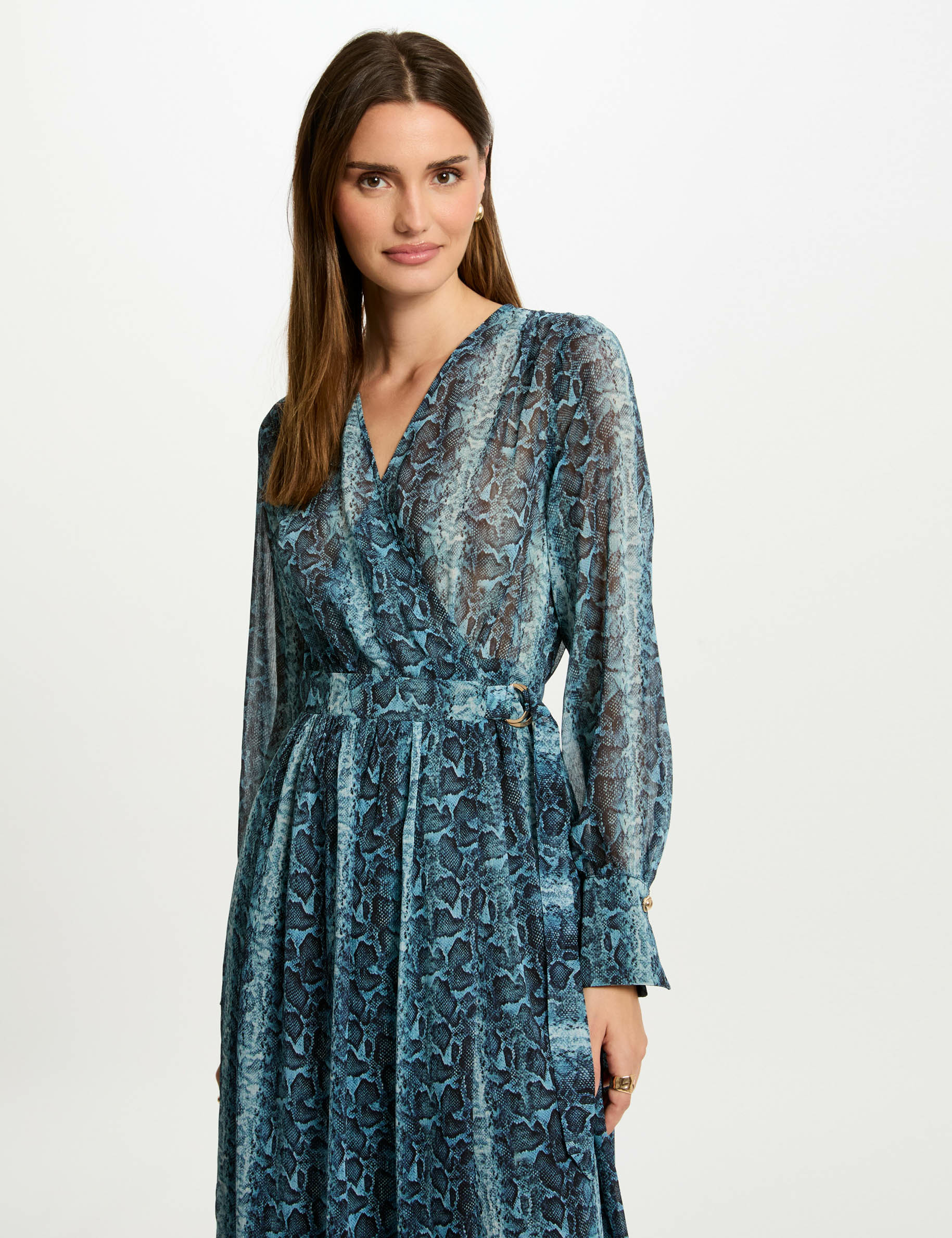 maxi wrap dress multicolored women Maxi wrap dress multicolored women