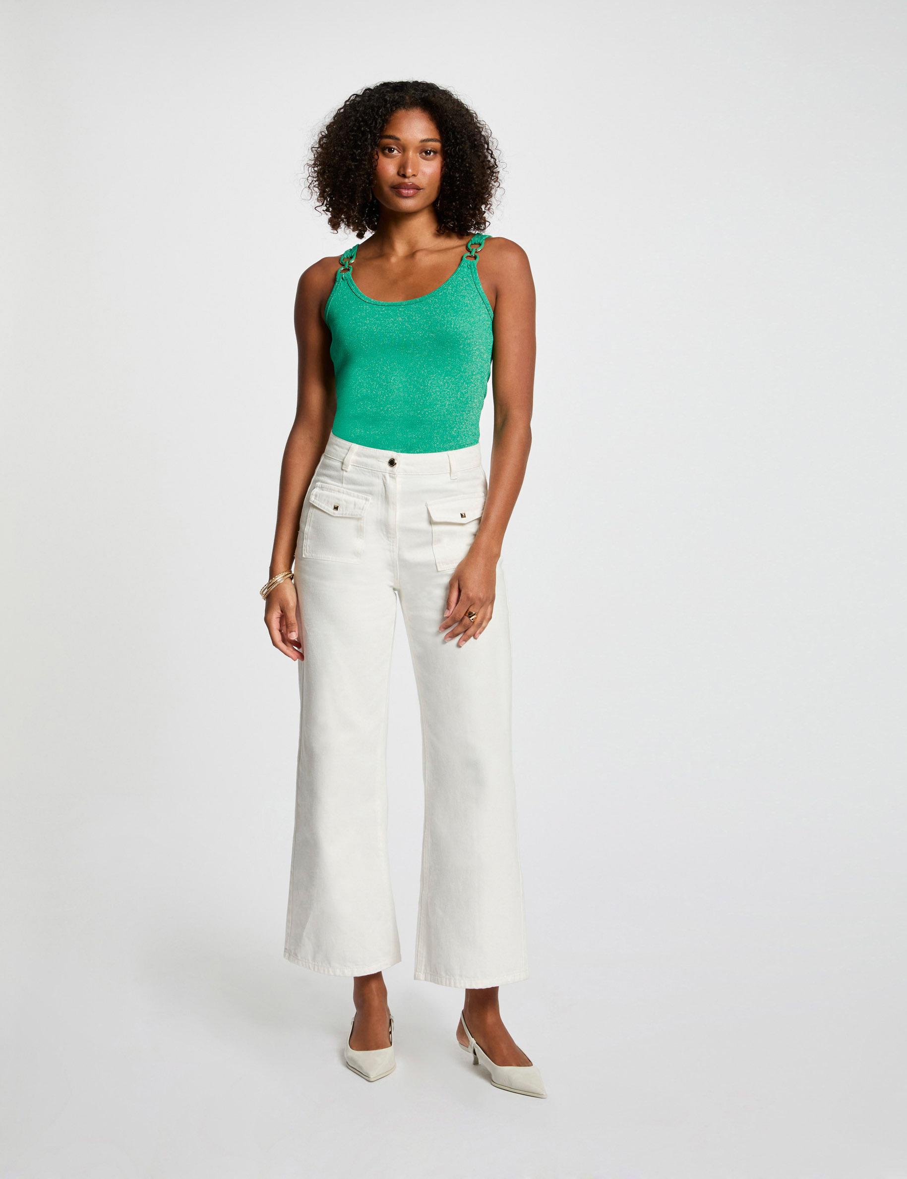 sleeveless vest top emerald green women Sleeveless vest top emerald green women