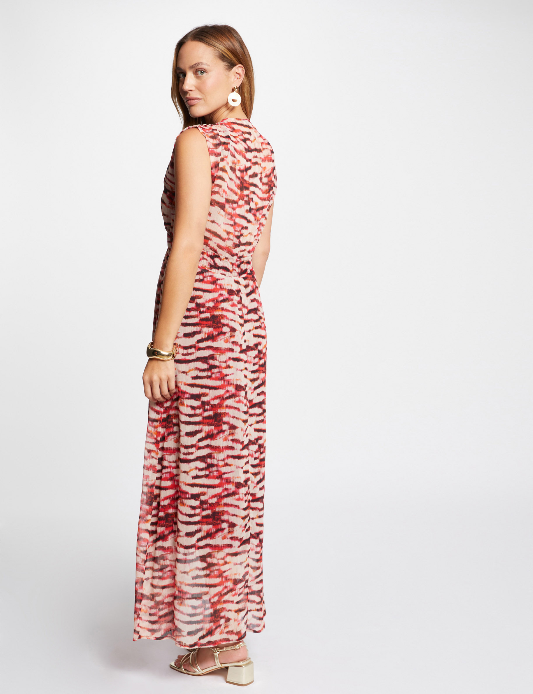 Printed loose maxi dress multicolored ladies' | Morgan