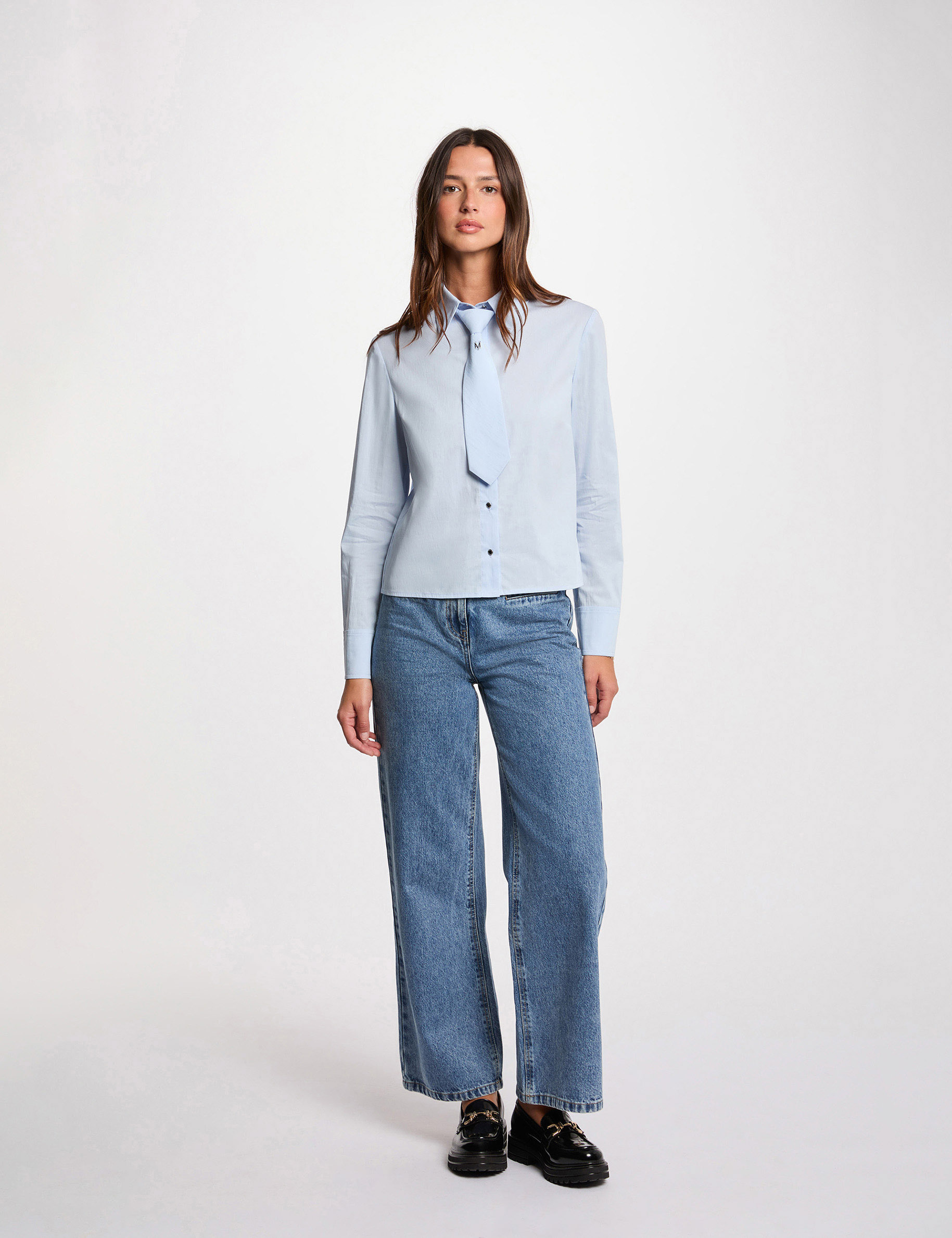 long sleeve shirt sky blue women Long sleeve shirt sky blue women