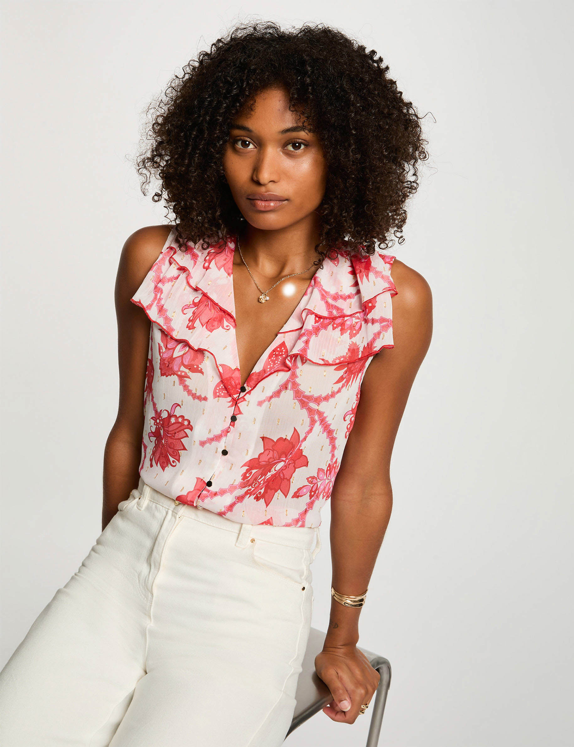 Short-sleeved shirt multicolor women