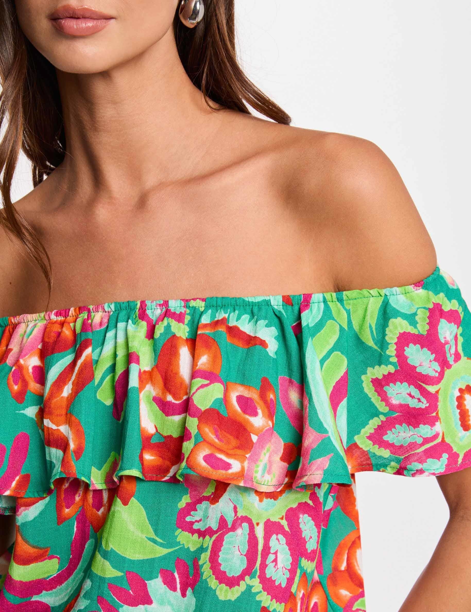 printed sleeveless top multicolor women Printed sleeveless top multicolor women