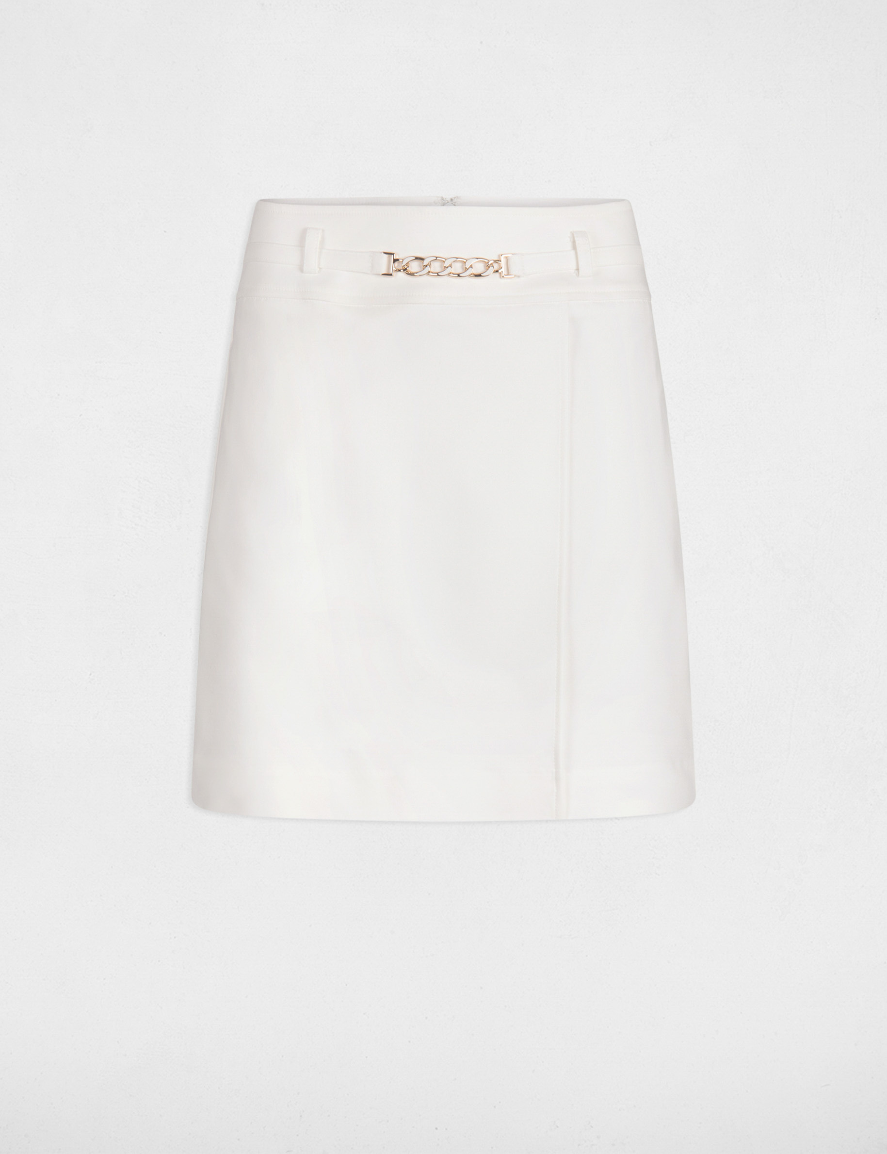 mini wrap skirt ecru women Mini wrap skirt ecru women