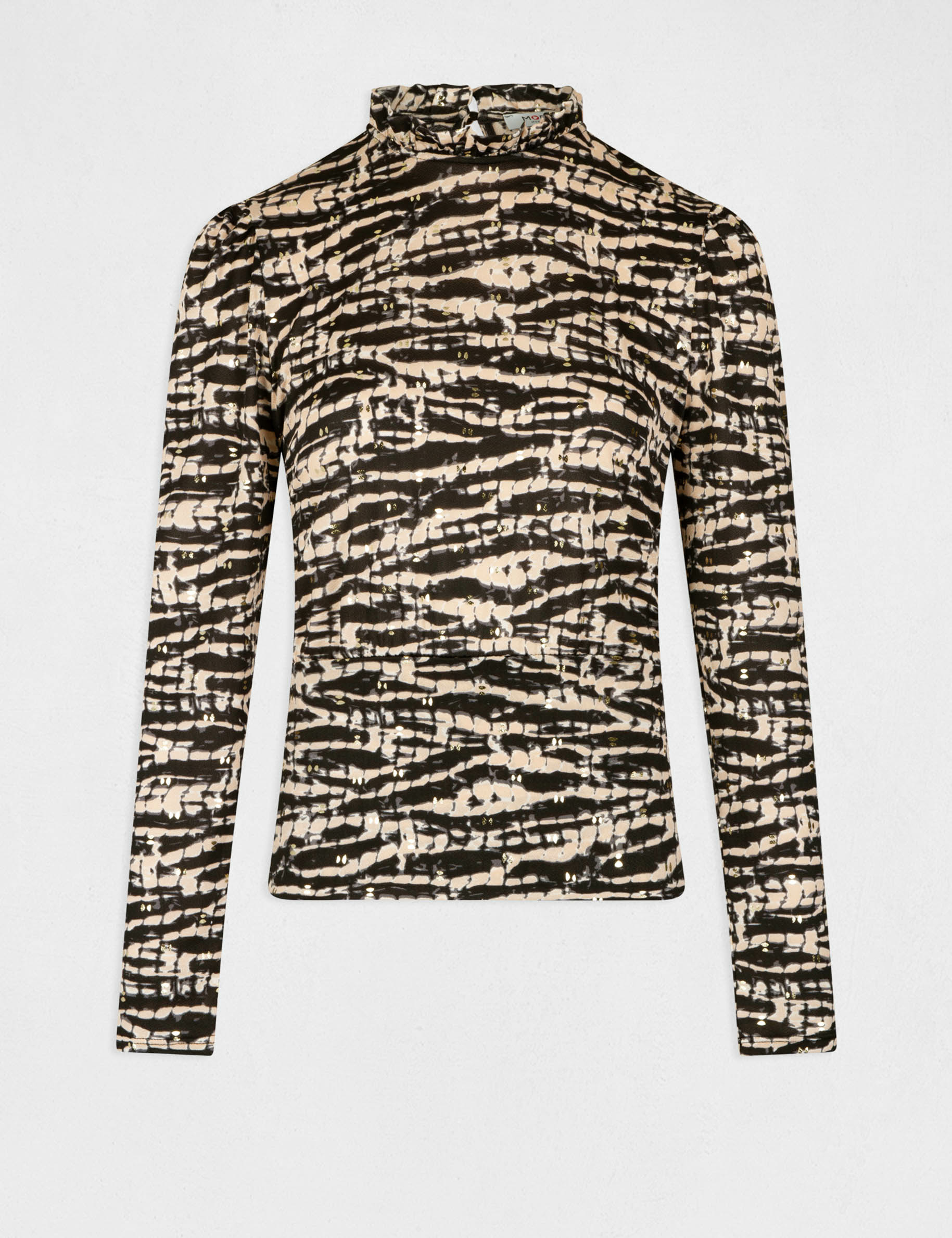 Long-sleeved t-shirt abstract print multico ladies' Long-sleeved t-shirt abstract print multico ladies'