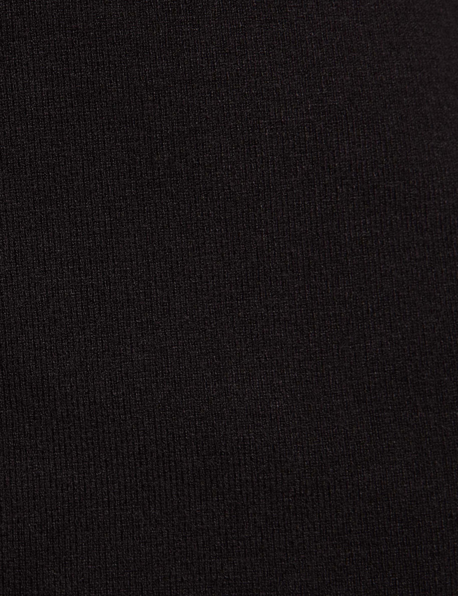 short 2 in 1 effect dress black women null