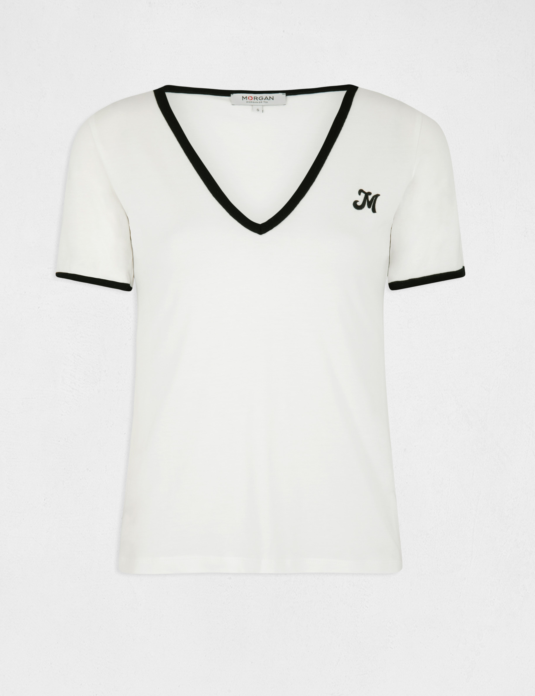 Short-sleeved t-shirt ecru ladies' Short-sleeved t-shirt ecru ladies'