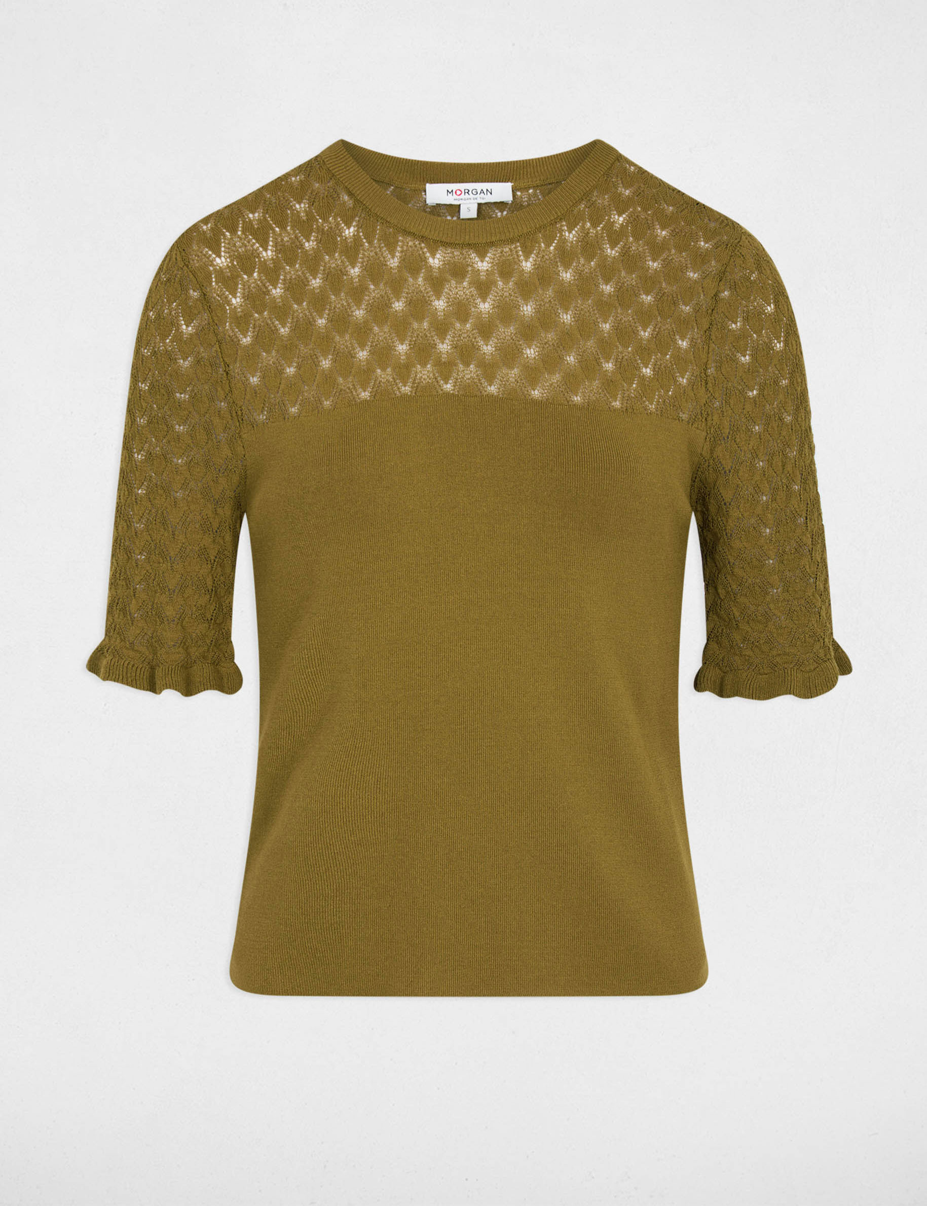 Short-sleeve sweater women
