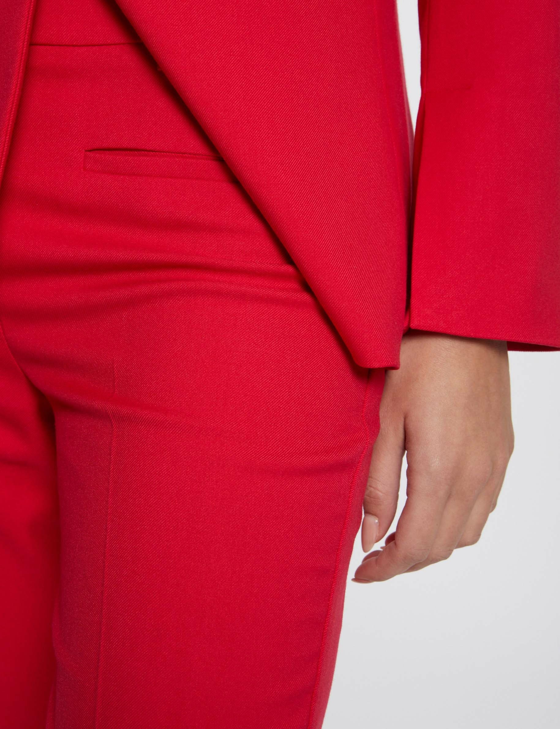 Fitted trousers with darts medium red ladies Morgan