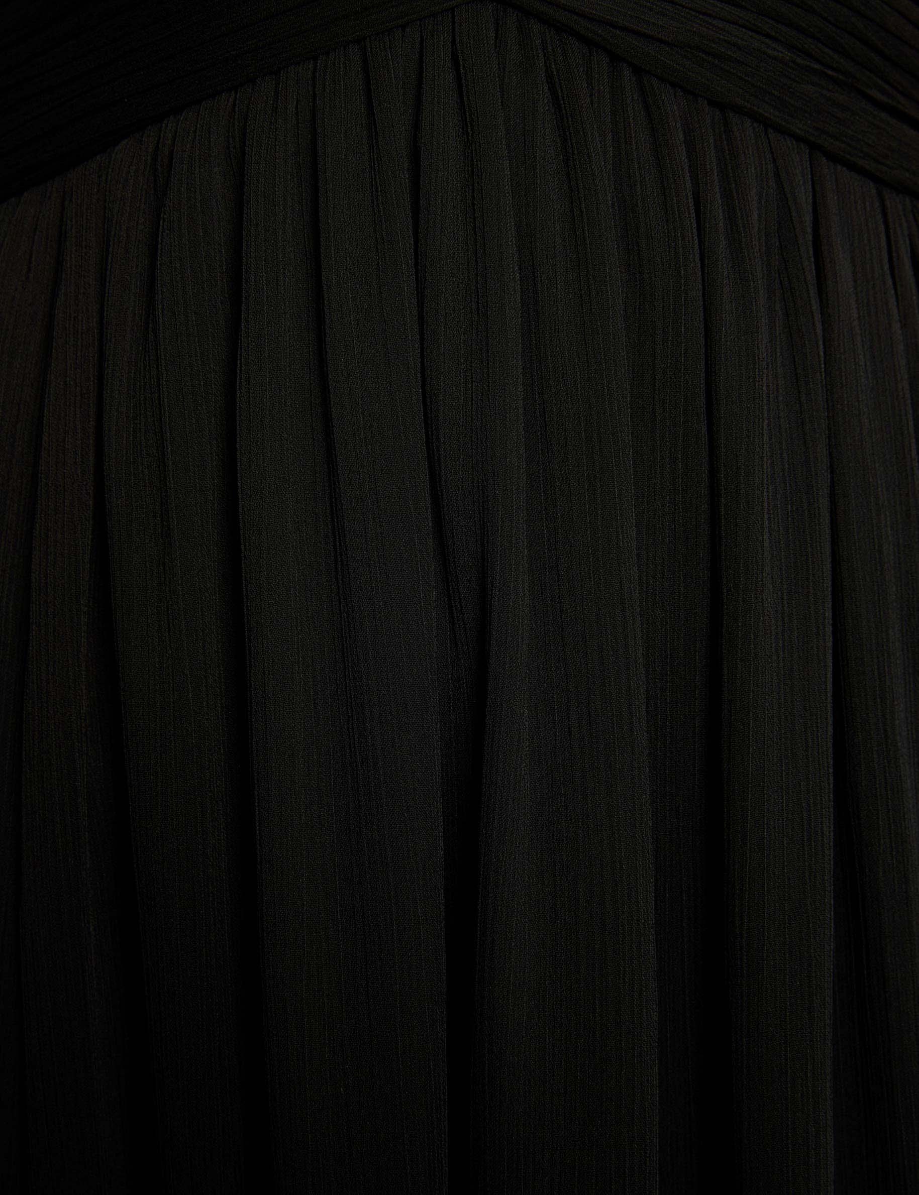 maxi loose straight dress black women null