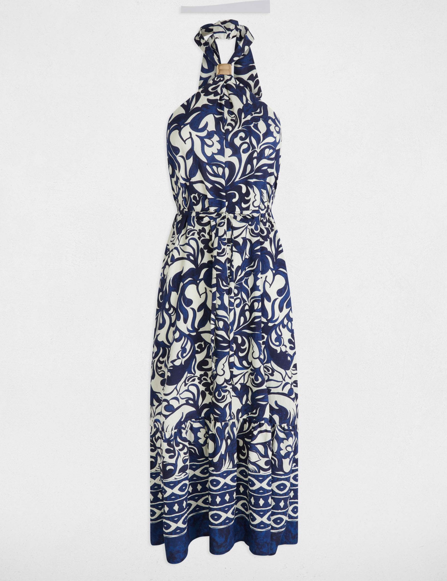 printed maxi straight dress multicolor women Printed maxi straight dress multicolor women