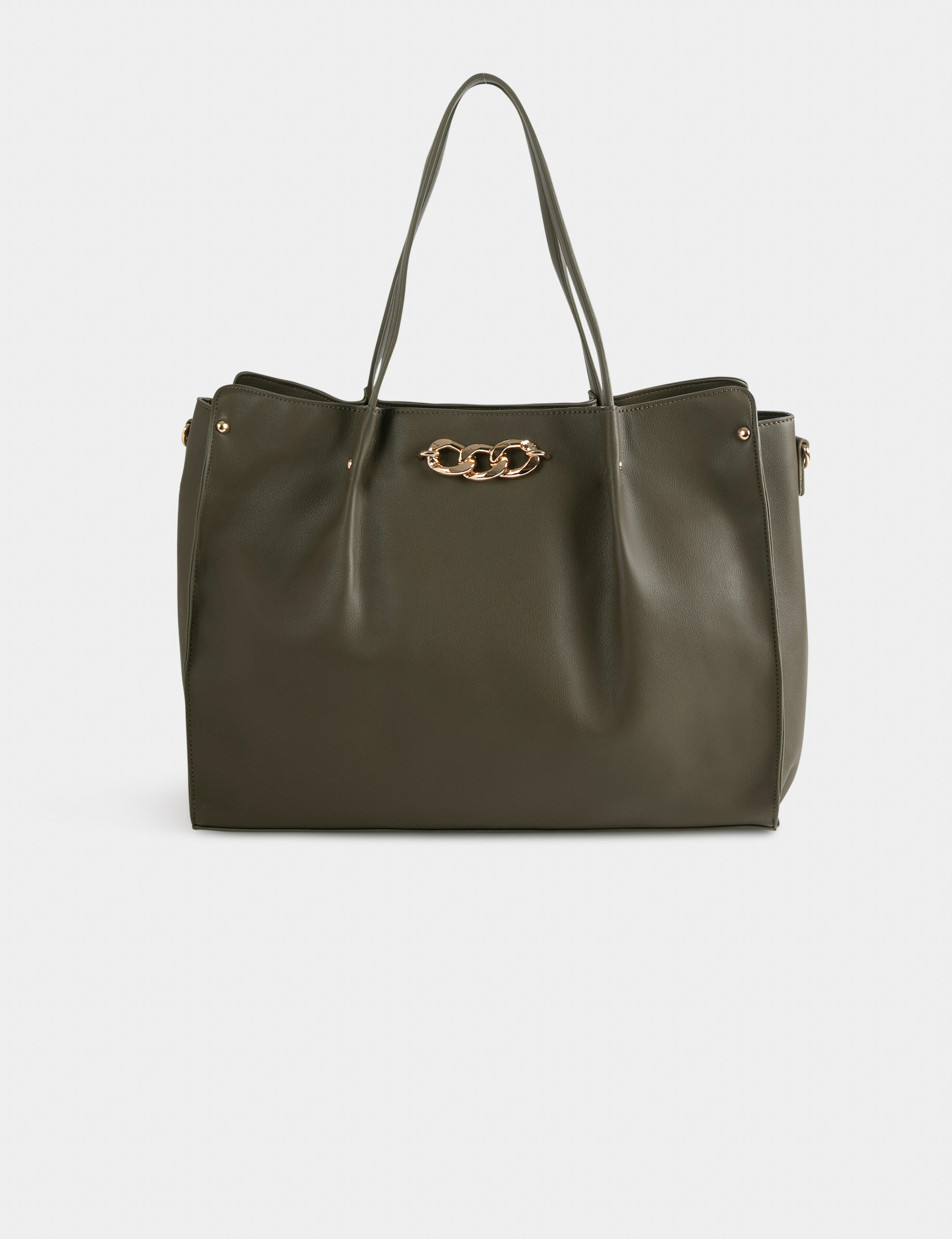 Shopper bag with chain detail ladies' Shopper bag with chain detail ladies'