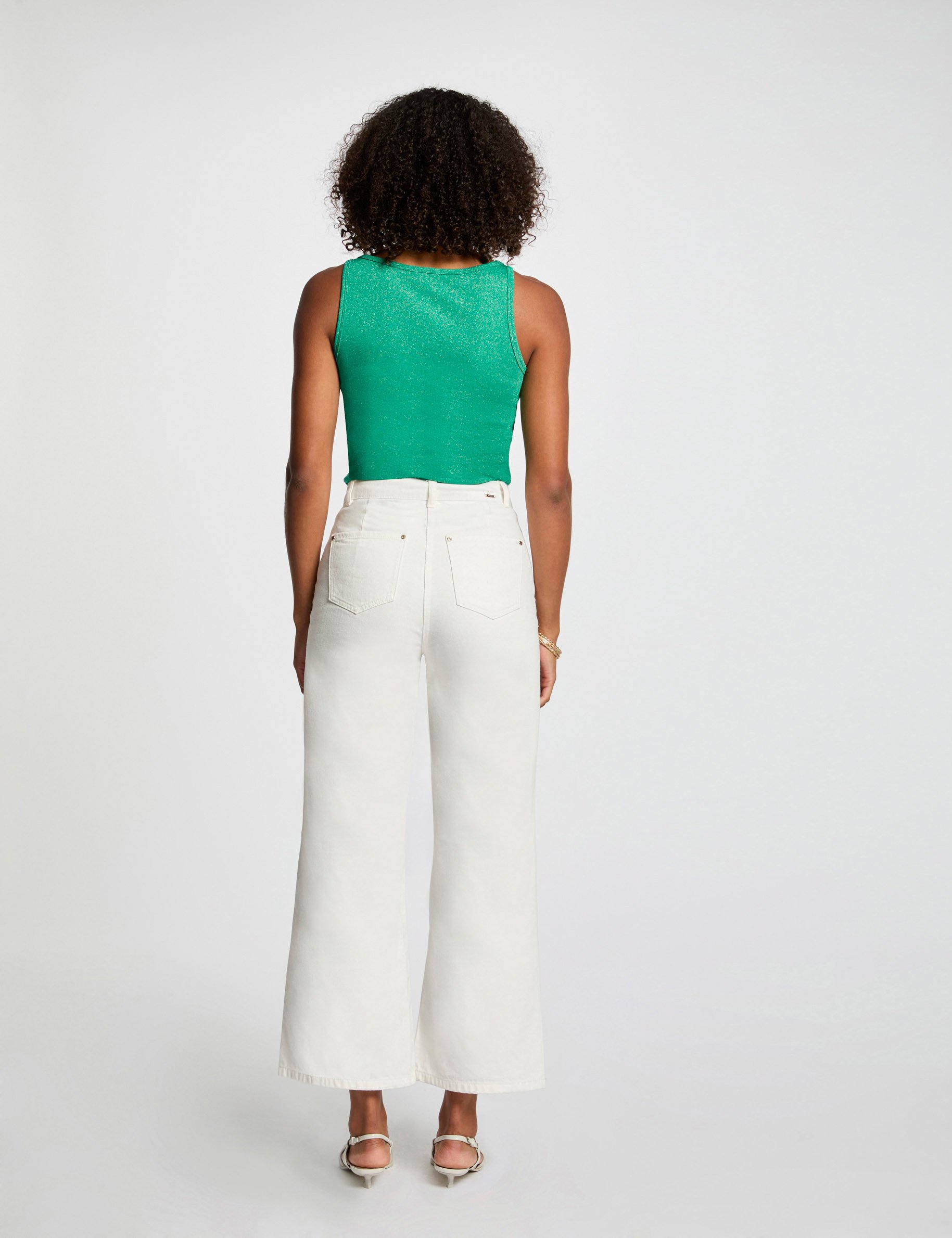 sleeveless vest top emerald green women Sleeveless vest top emerald green women