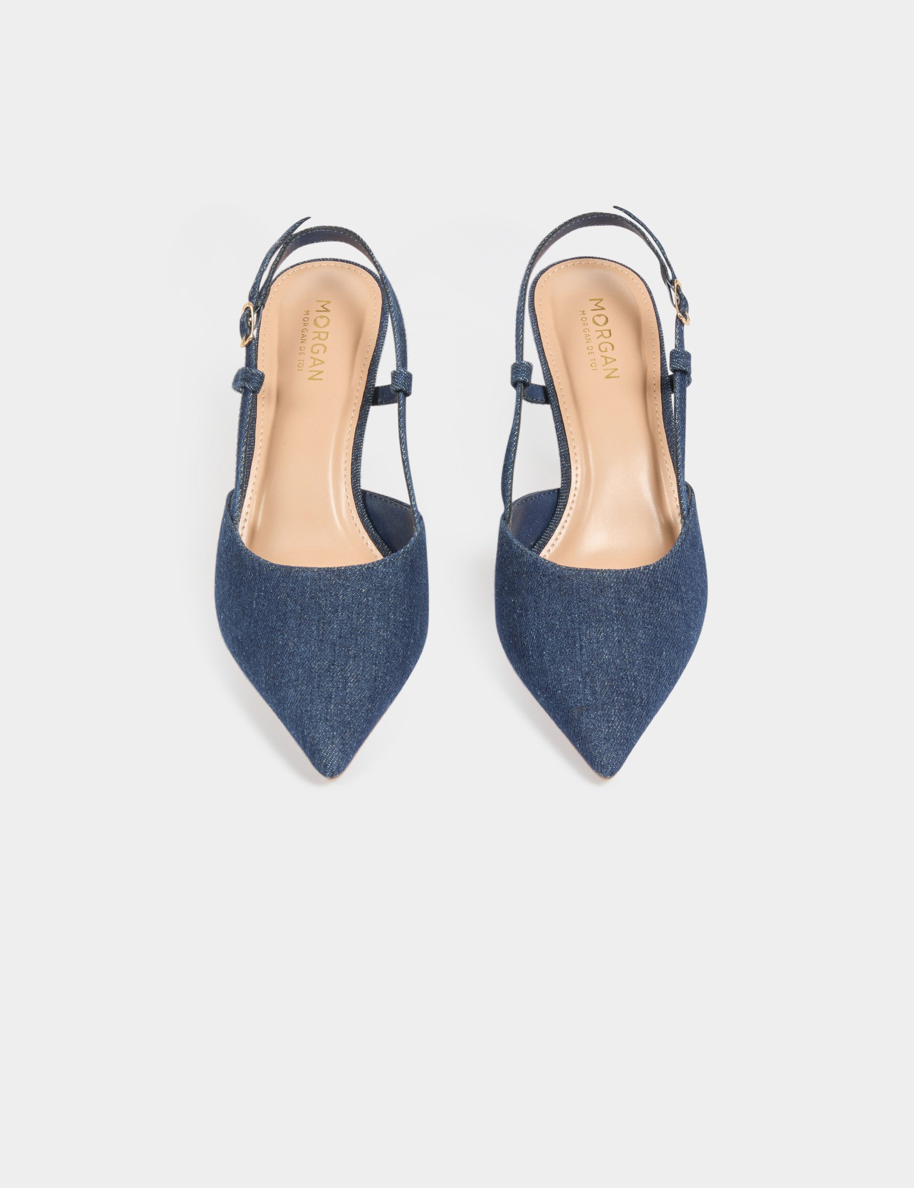 slingback heels stone wash denim women Slingback heels stone wash denim women
