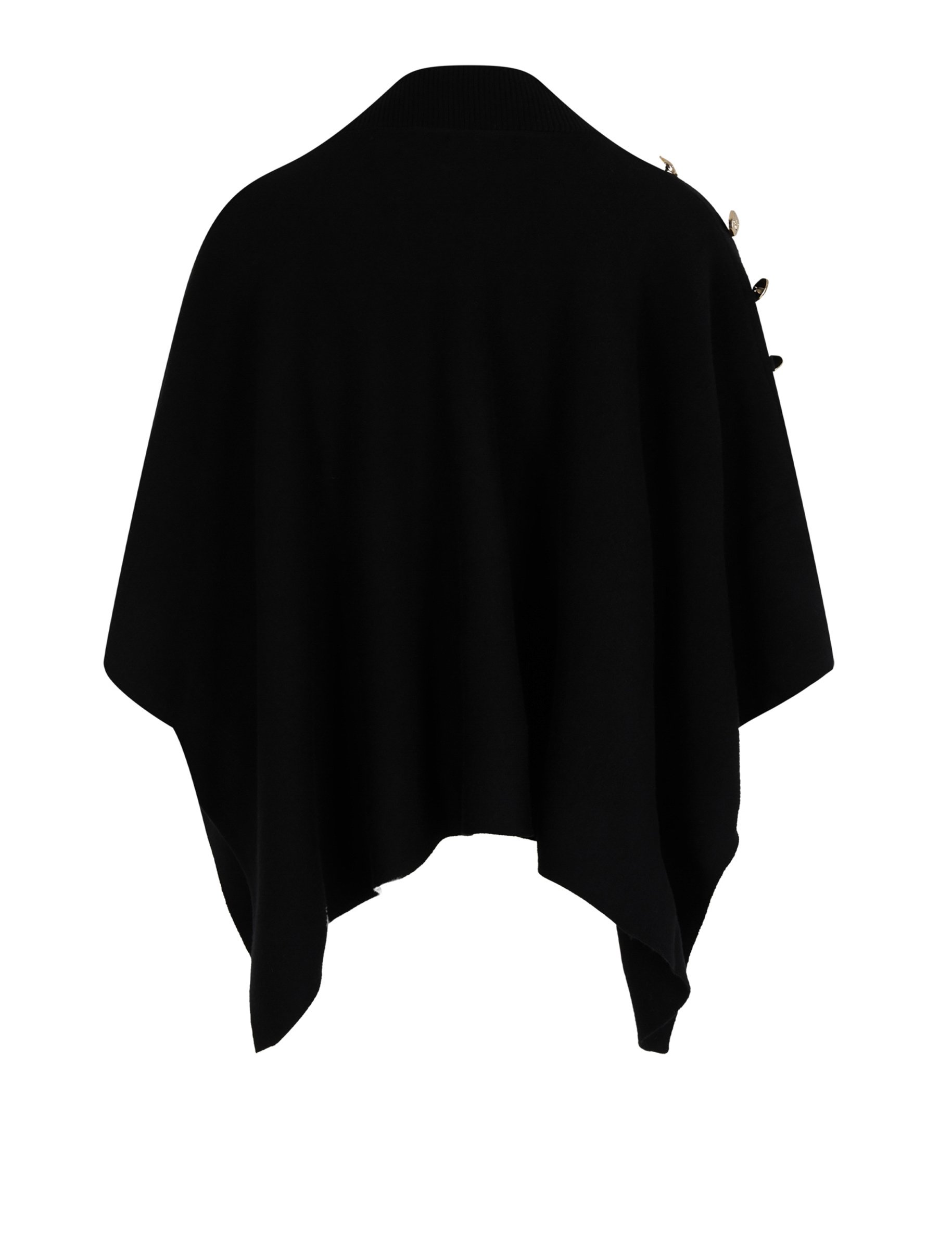 cape avec col montant noir femme Cape avec col montant noir femme