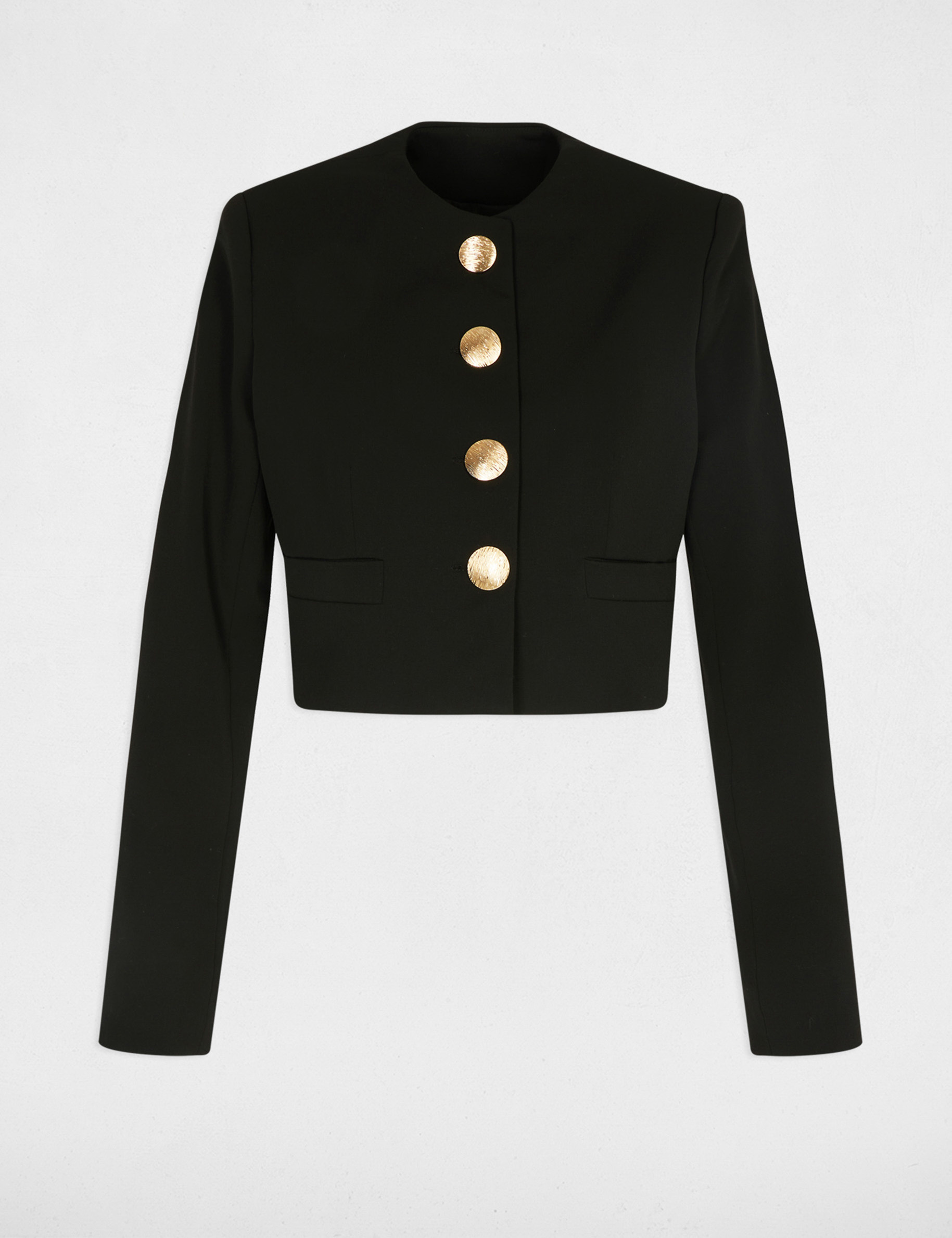 Cropped jacket black women