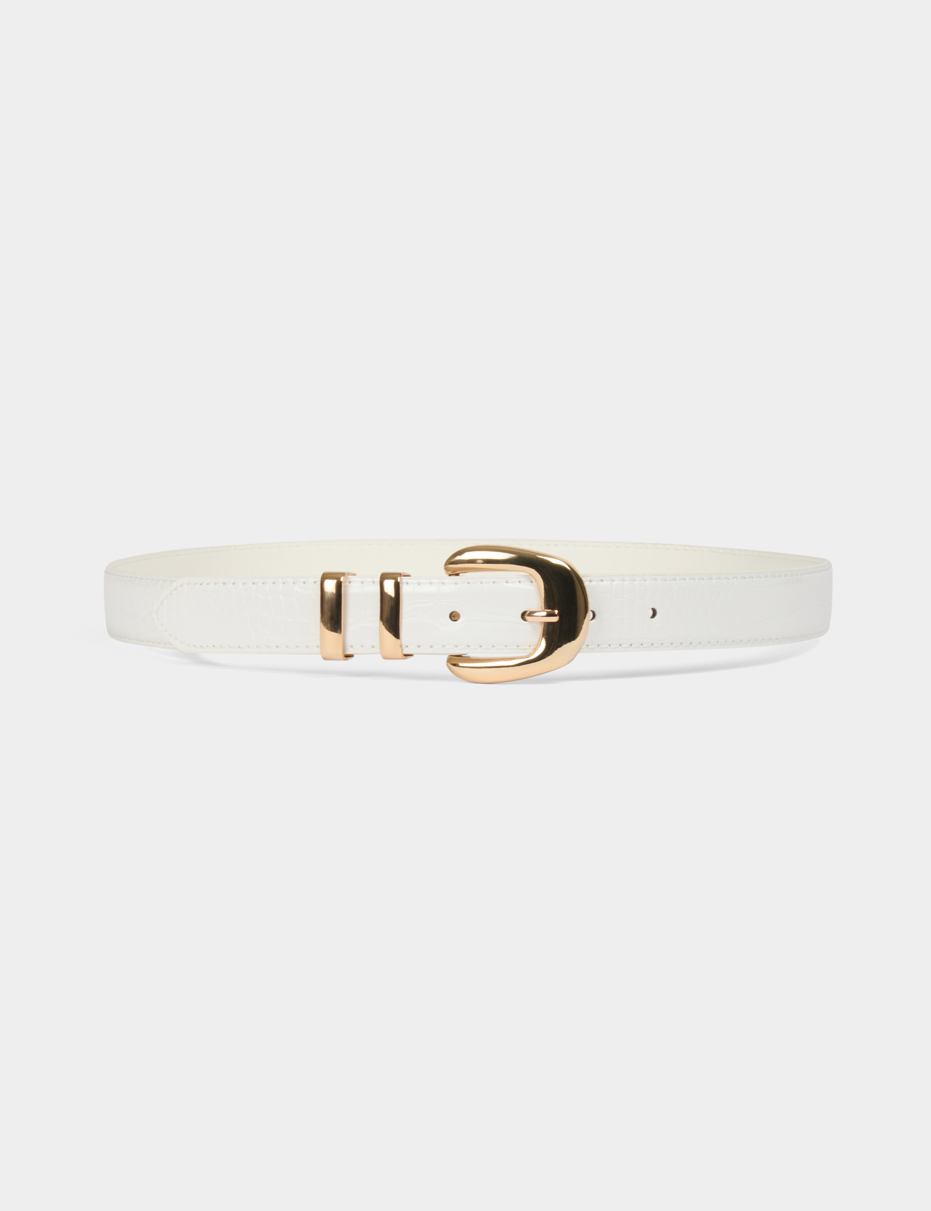 ceinture croco blanc femme Ceinture croco blanc femme