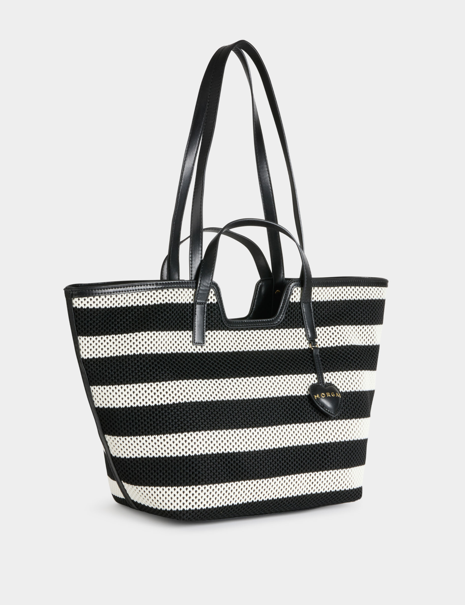 Woven tote bag white women