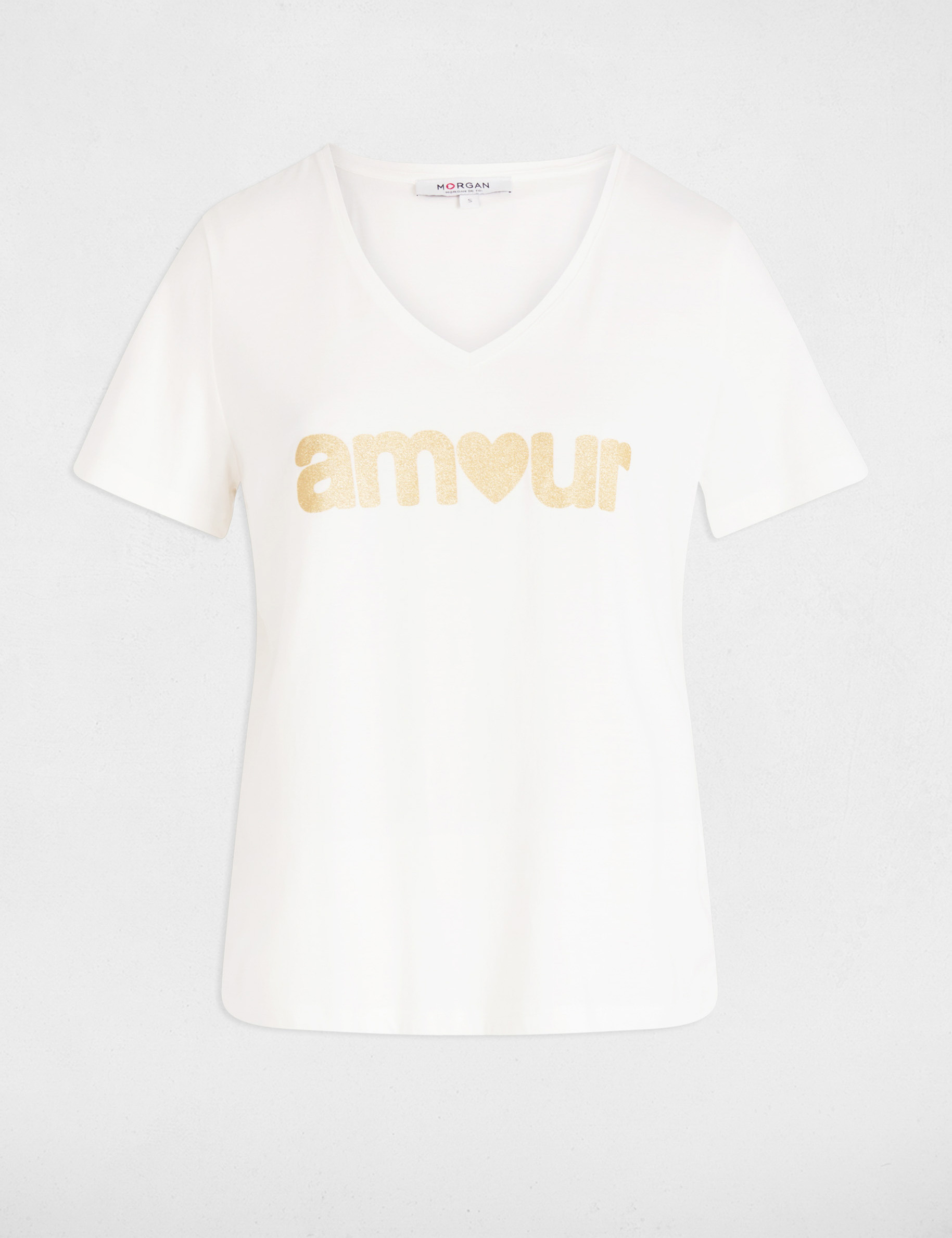 Slogan T-shirt white women