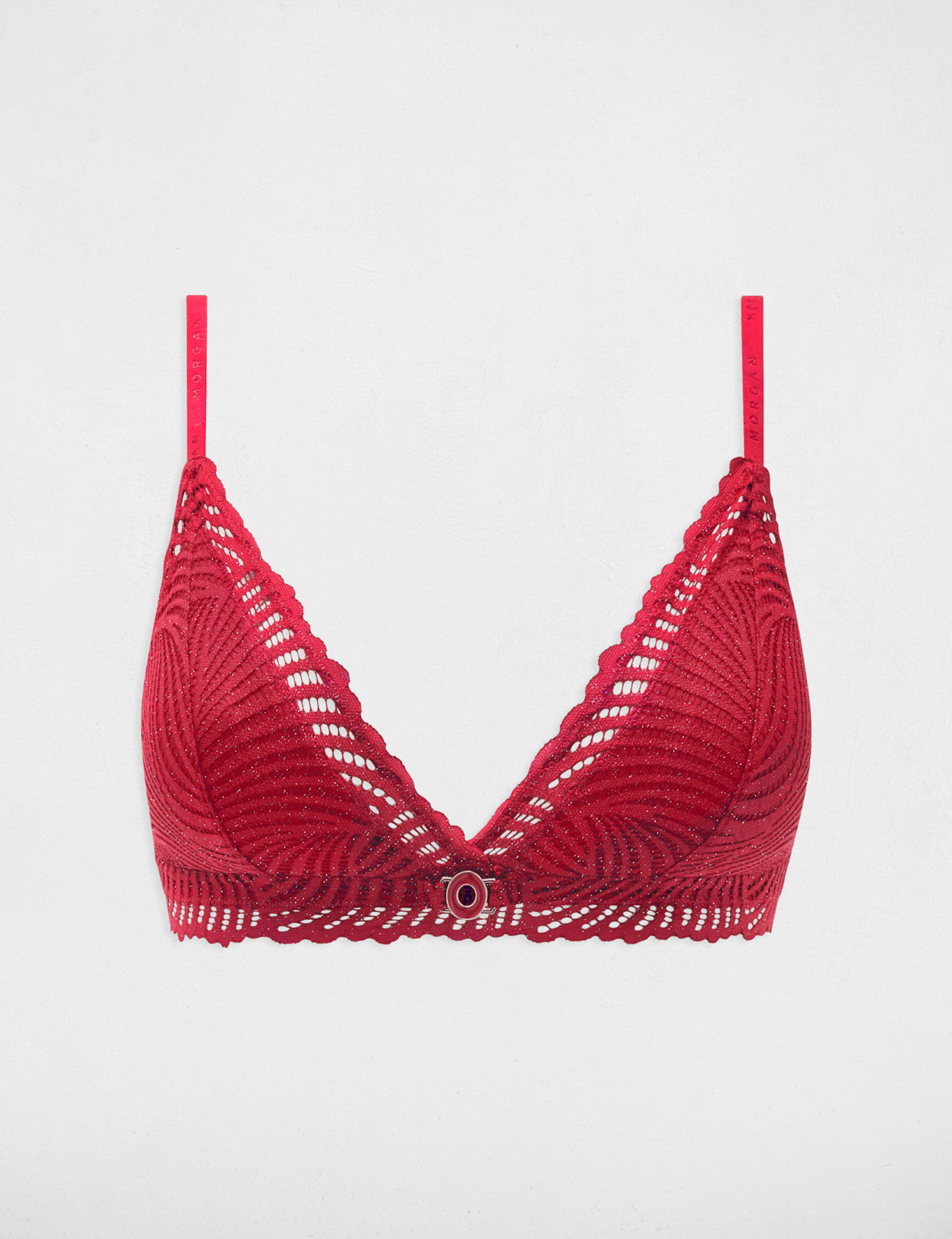 Soft bra burgundy women