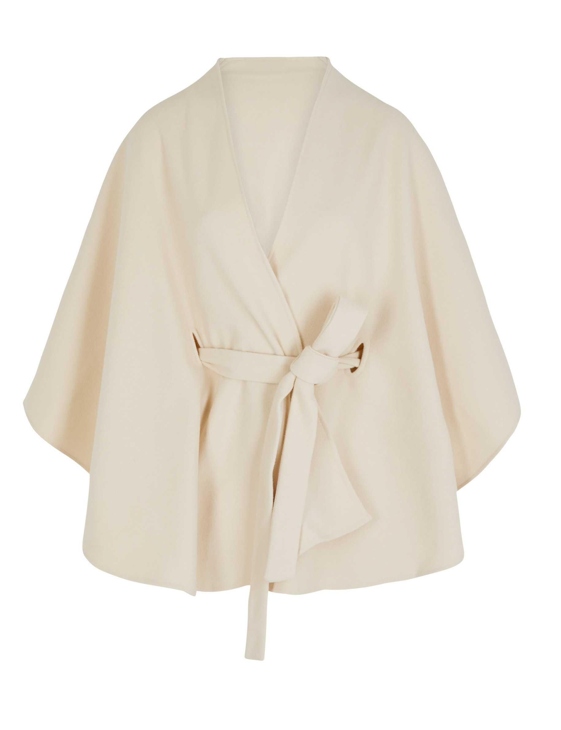 belted cape ivory women Belted cape ivory women