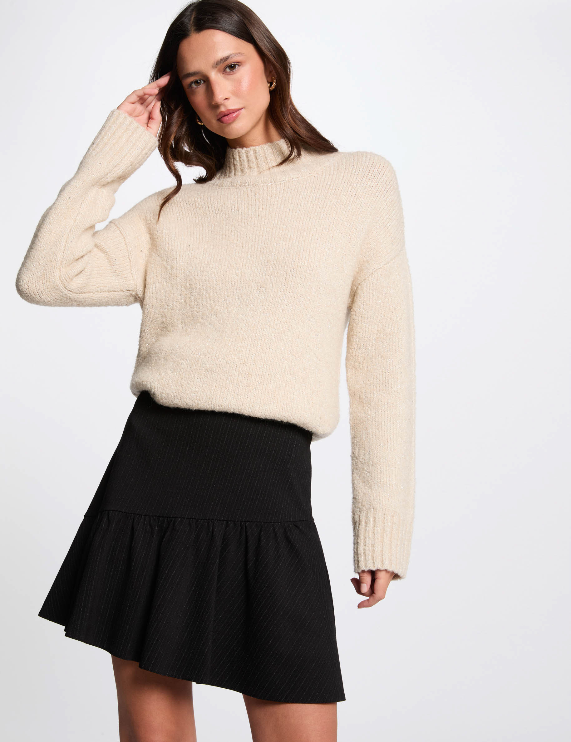 striped mini skirt black women Striped mini skirt black women