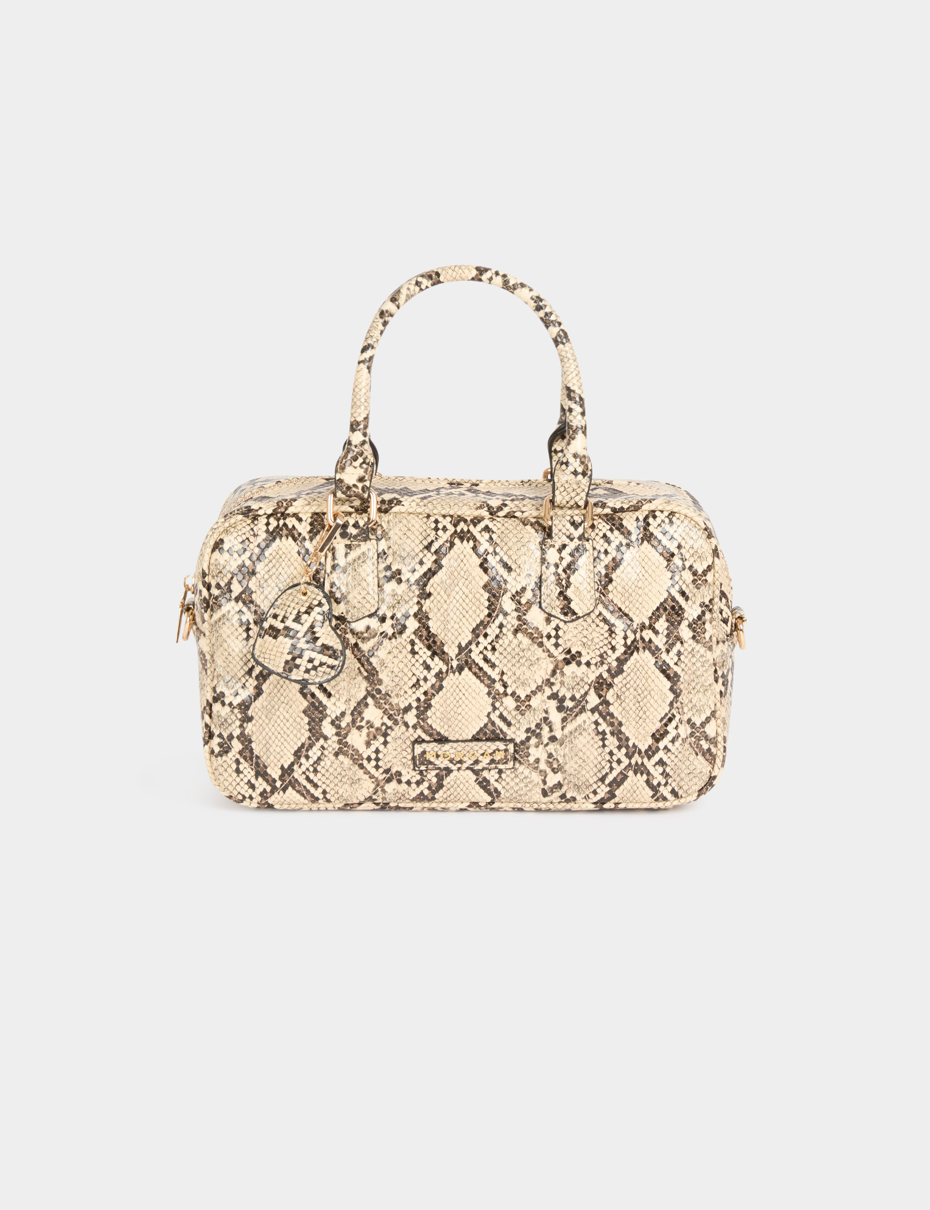 bowler bag snake effect sand women Bowler bag snake effect sand women
