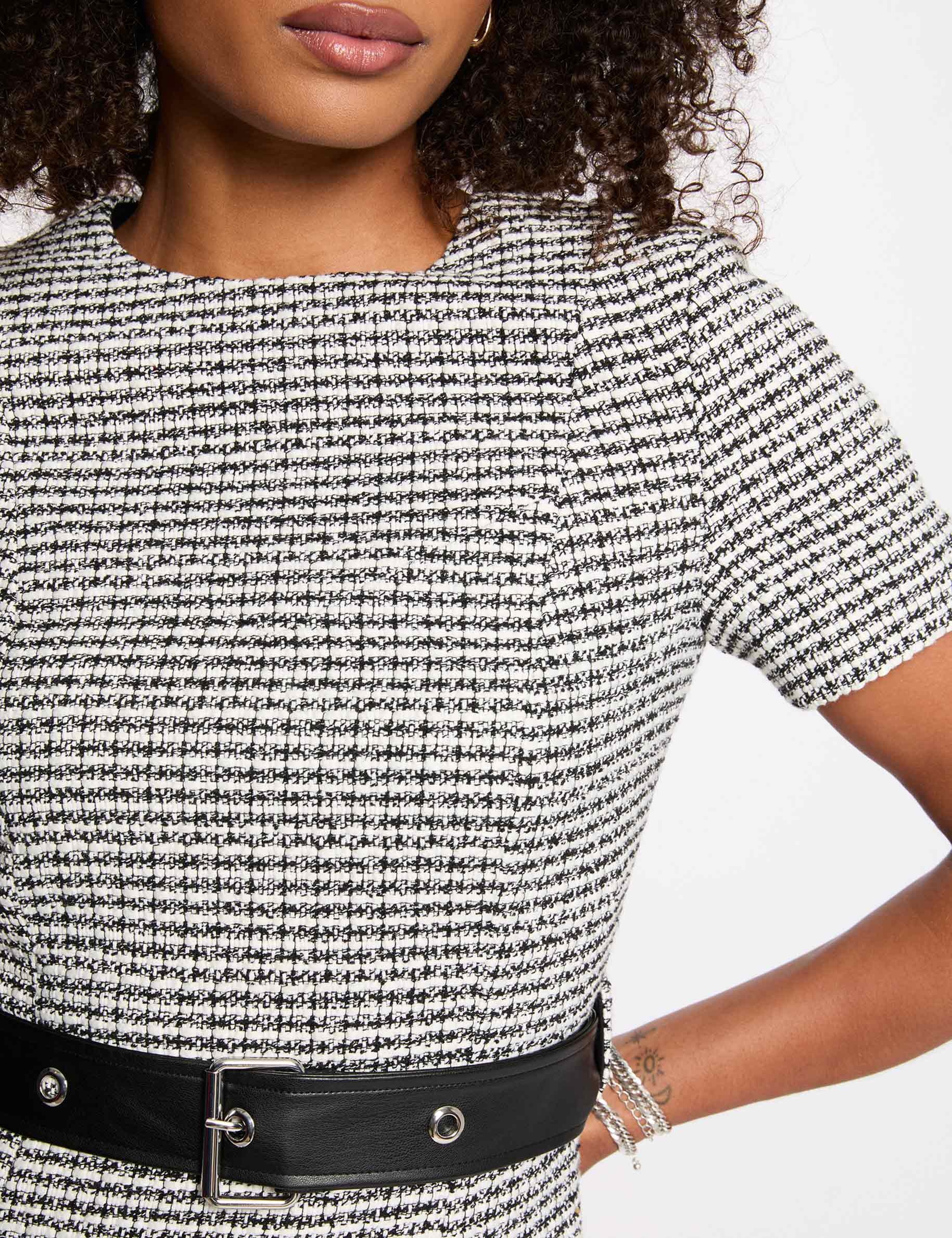 Flared short dress multicolor women