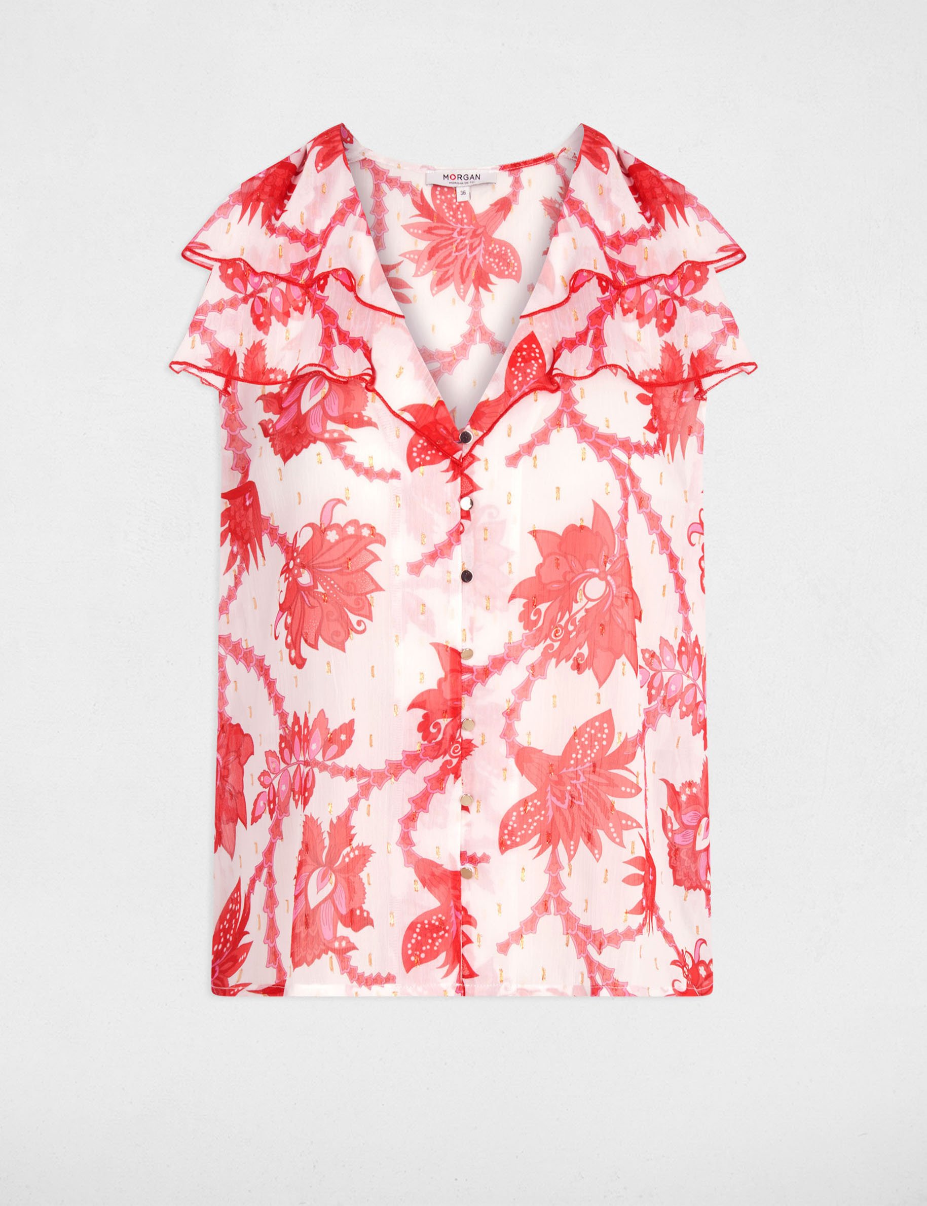 Short-sleeved shirt multicolor women