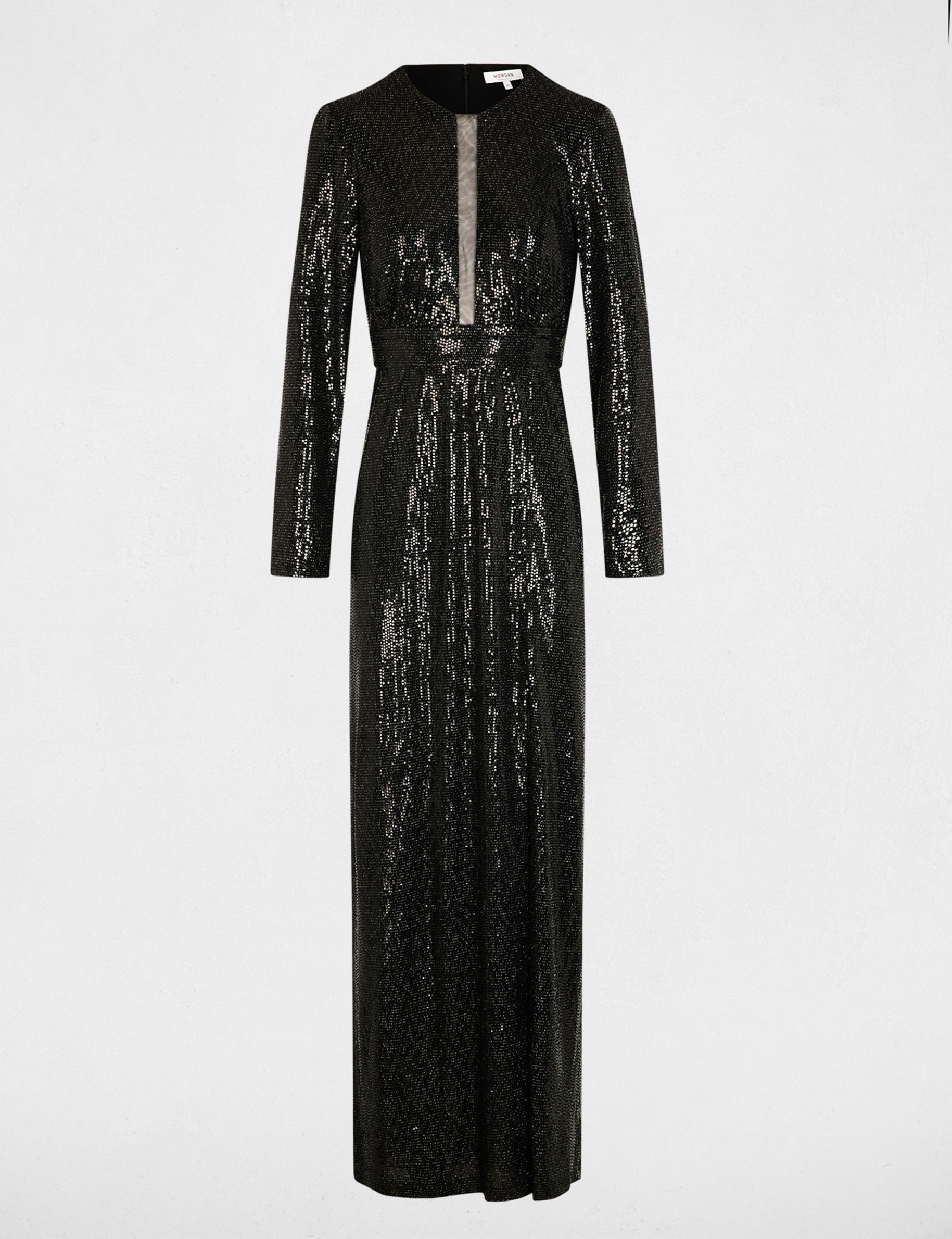 long dress with long sleeves black women Long dress with long sleeves black women