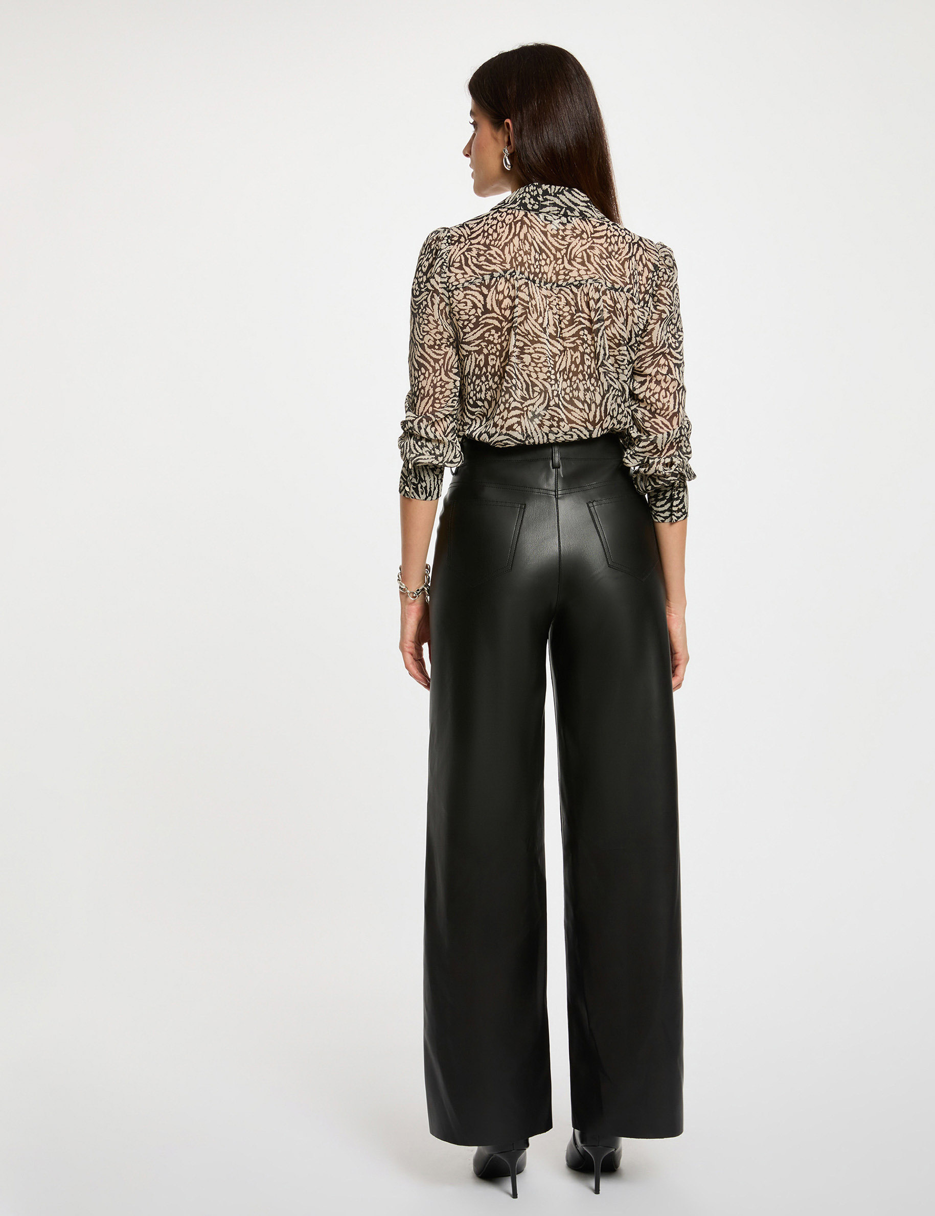 Flowy printed shirt multicolor women