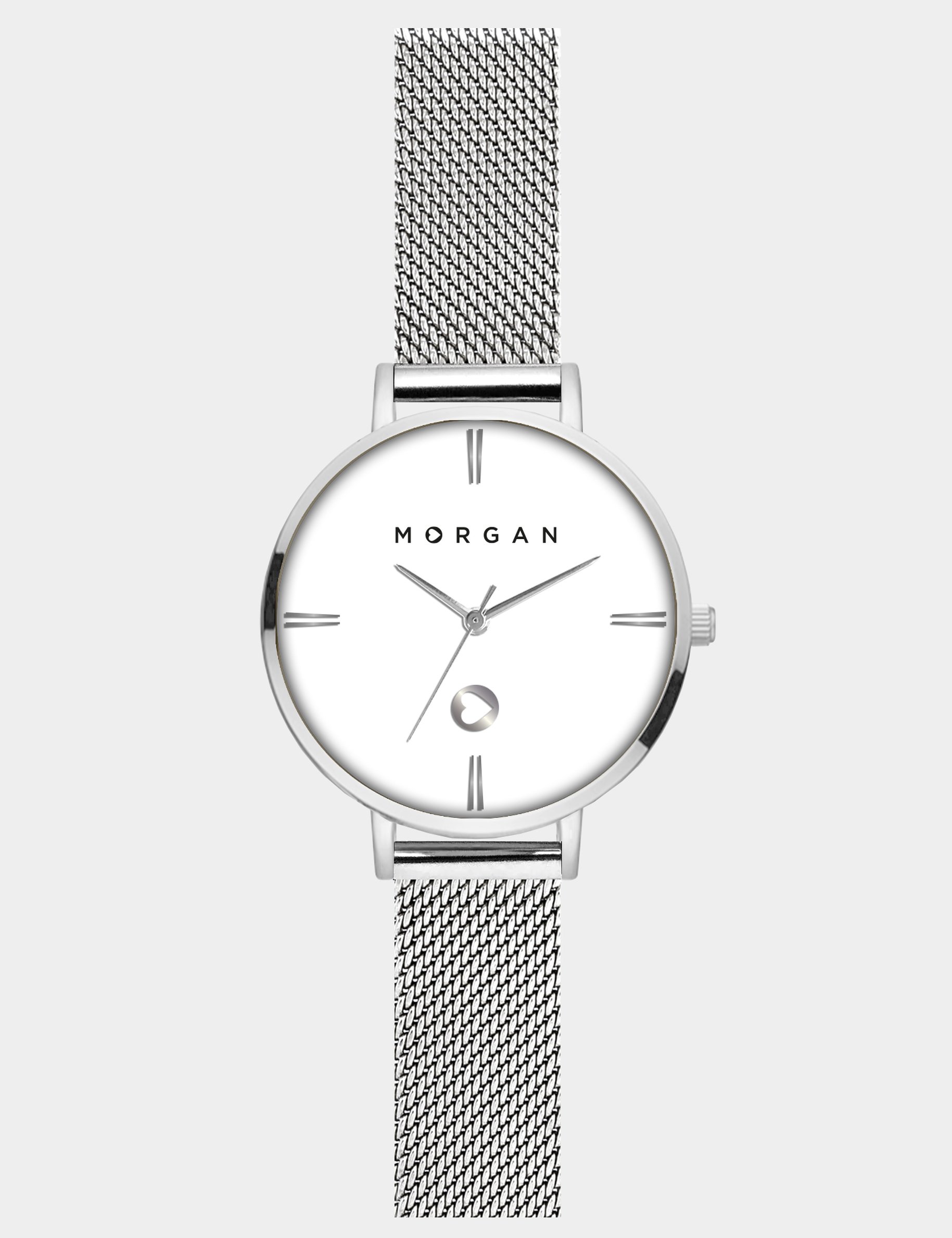 Watch silver color women