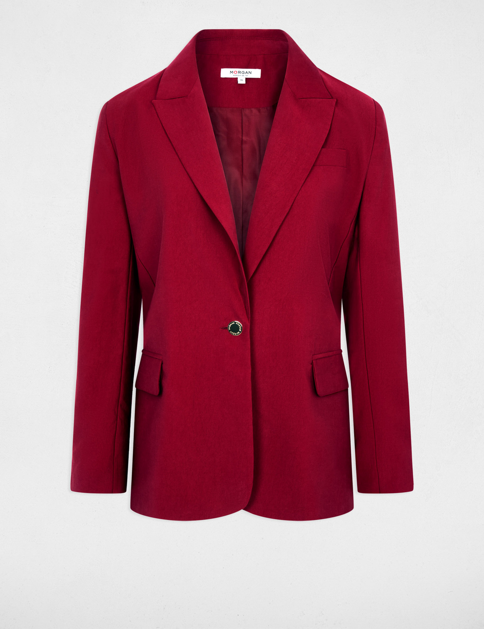 Blazer jacket bordeaux women