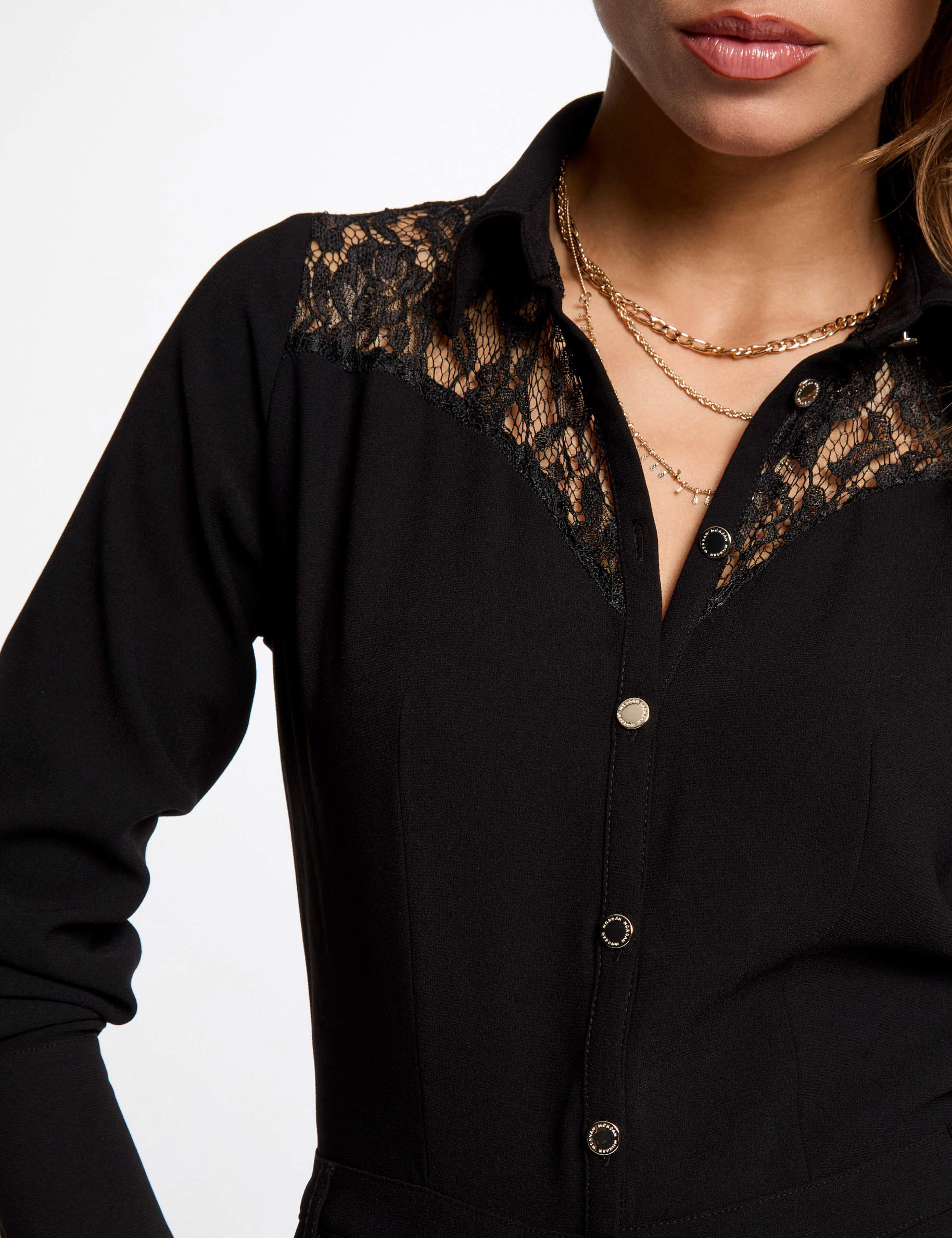 Jumpsuit in lace black women