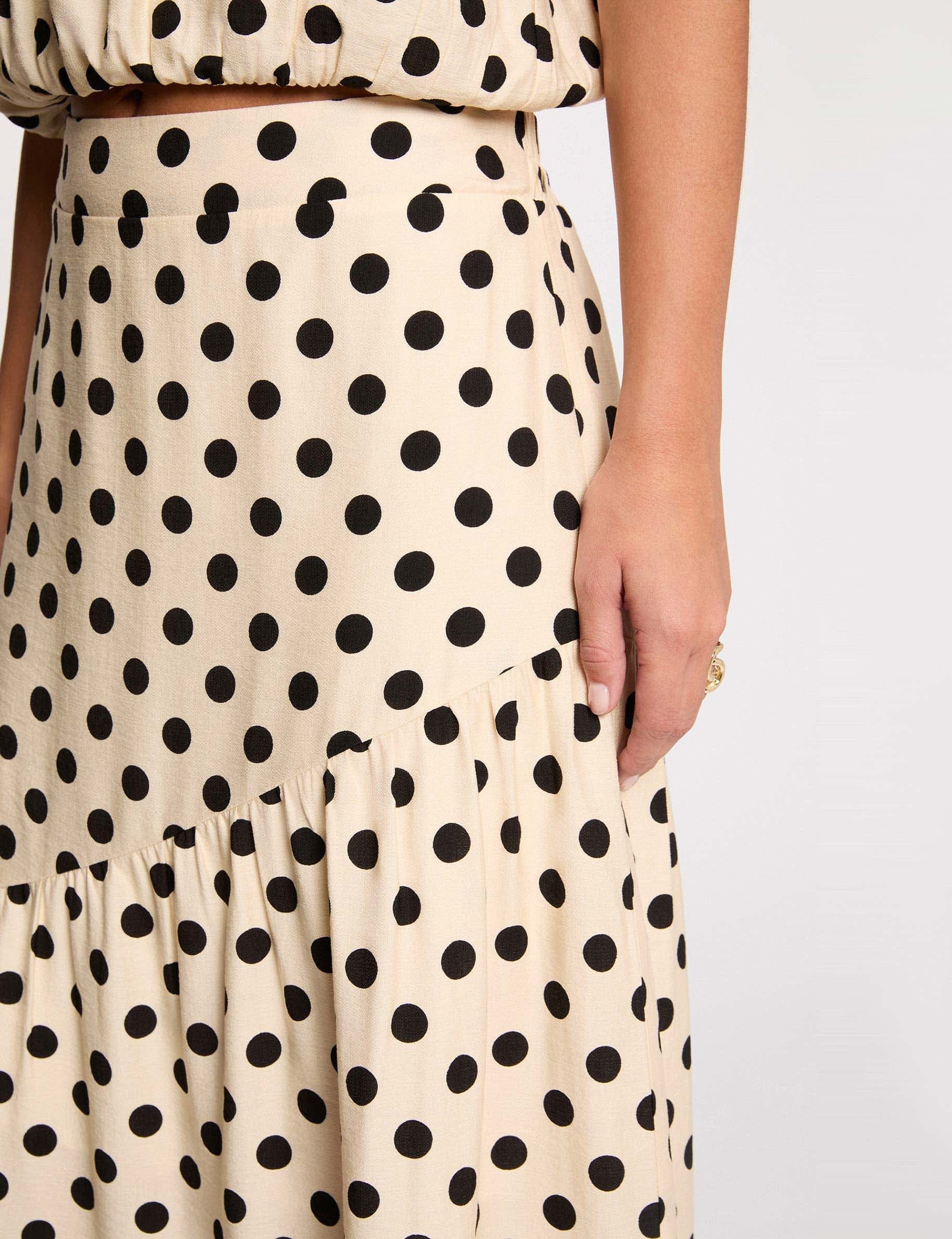 Fitted long skirt multicolor women