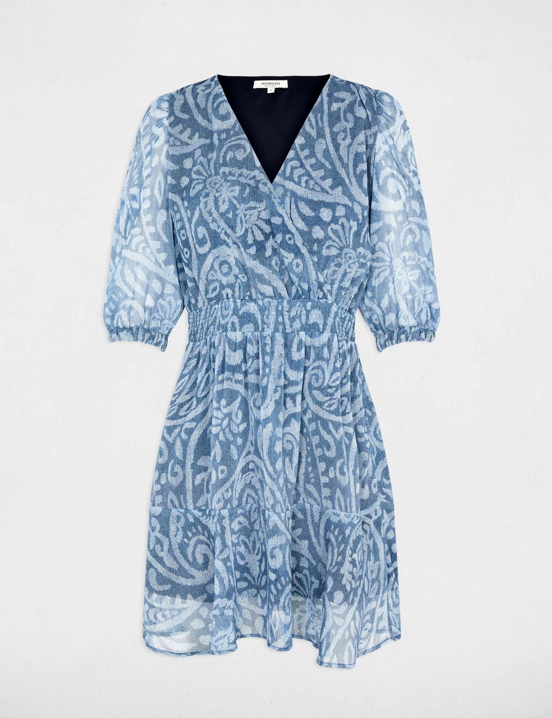Short wrap dress multicolor women