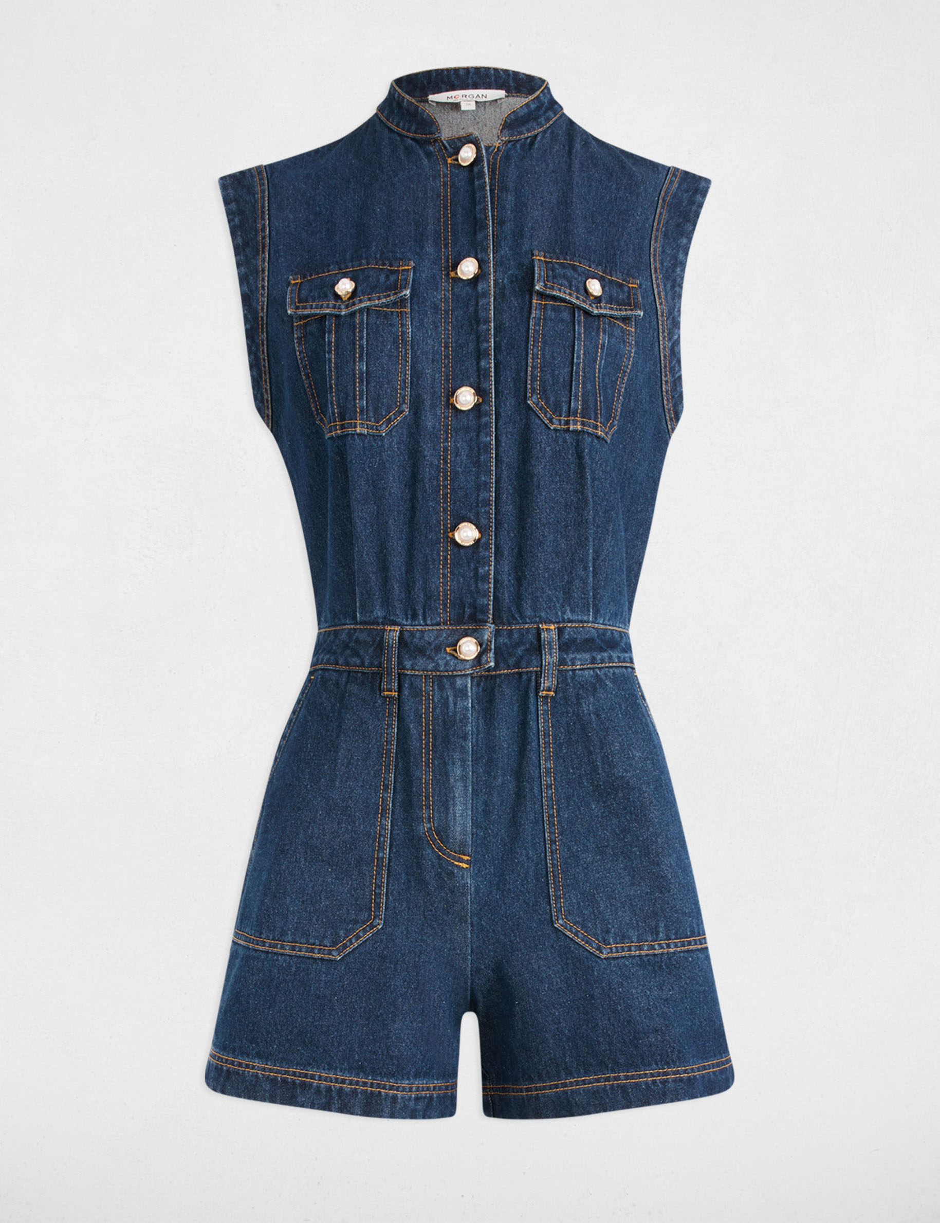 denim playsuit raw denim women Denim playsuit raw denim women